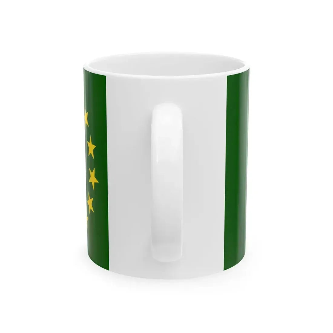 Flag of the Cook Islands 1973-1979 (New Zealand) White Coffee Mug - Go Mug Yourself