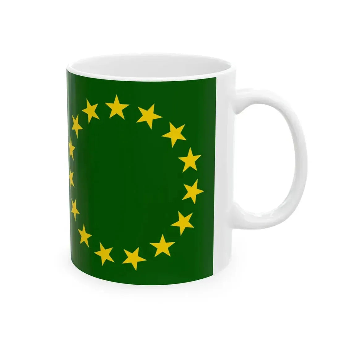 Flag of the Cook Islands 1973-1979 (New Zealand) White Coffee Mug - Go Mug Yourself