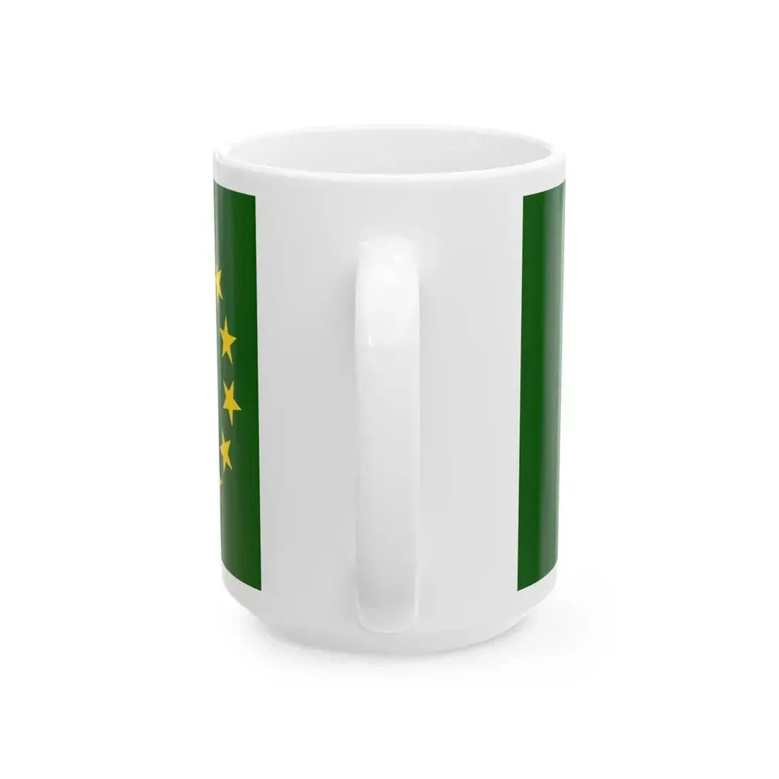 Flag of the Cook Islands 1973-1979 (New Zealand) White Coffee Mug - Go Mug Yourself