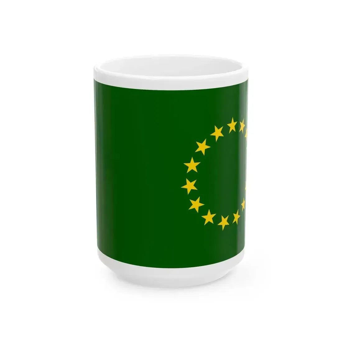 Flag of the Cook Islands 1973 3-2 (New Zealand) White Coffee Mug 15oz - Go Mug Yourself