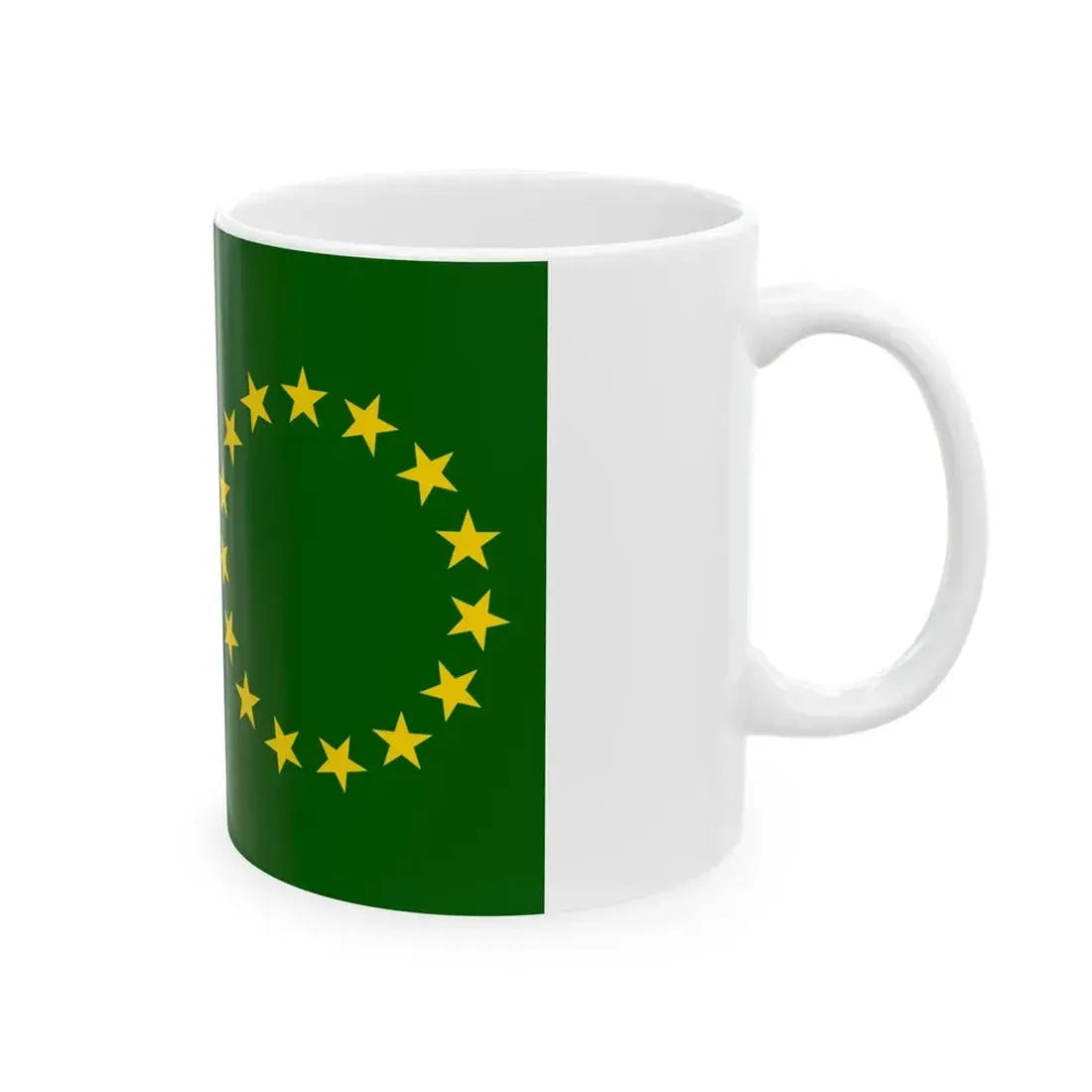 Flag of the Cook Islands 1973 3-2 (New Zealand) White Coffee Mug - Go Mug Yourself