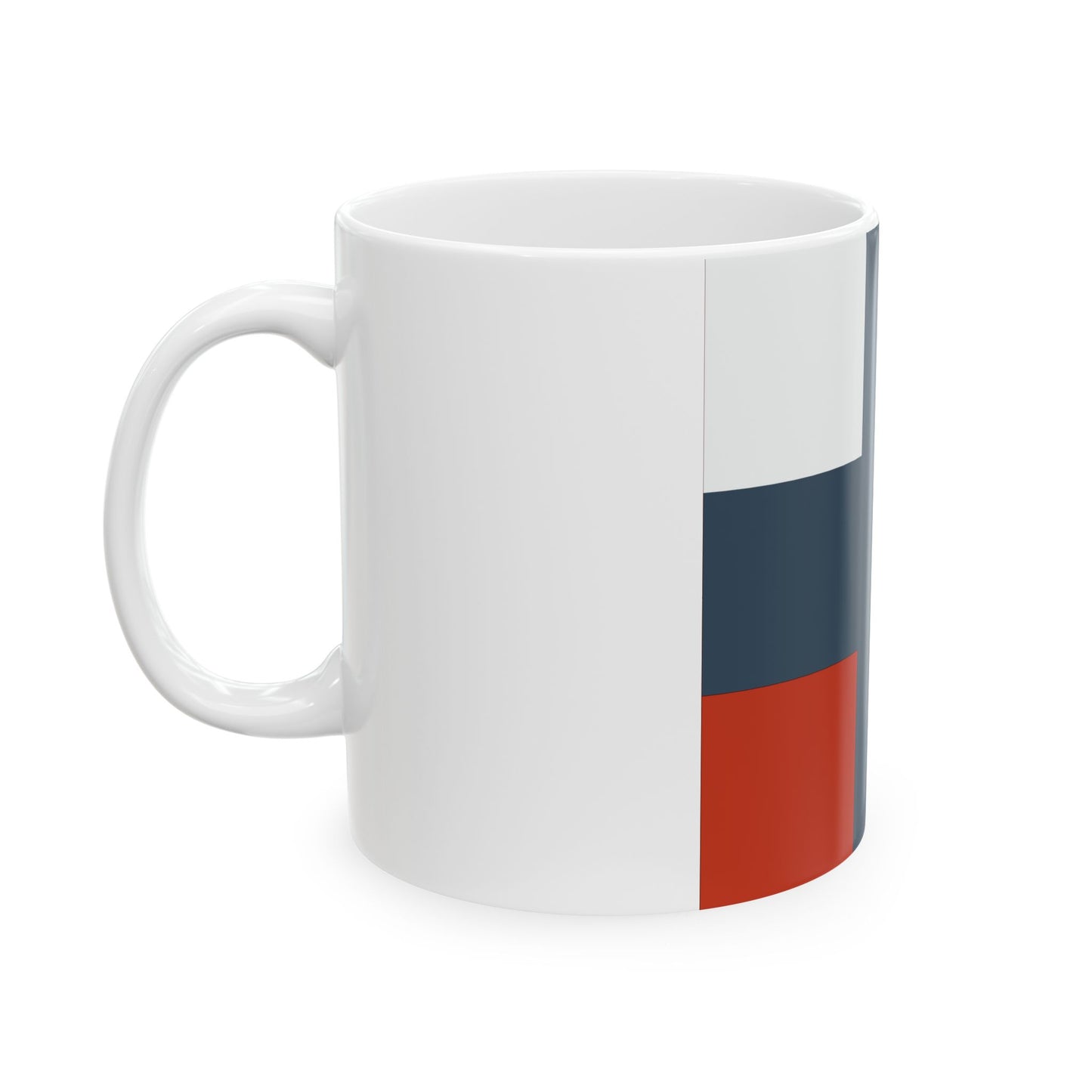 Flag of the Cordeliers Battalion (Belgium) White Coffee Mug-Go Mug Yourself