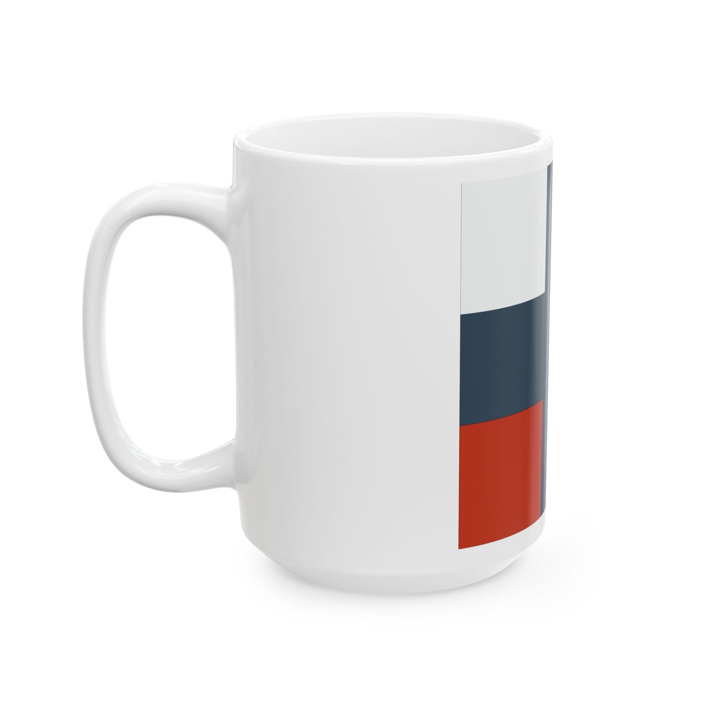 Flag of the Cordeliers Battalion (Belgium) White Coffee Mug-Go Mug Yourself