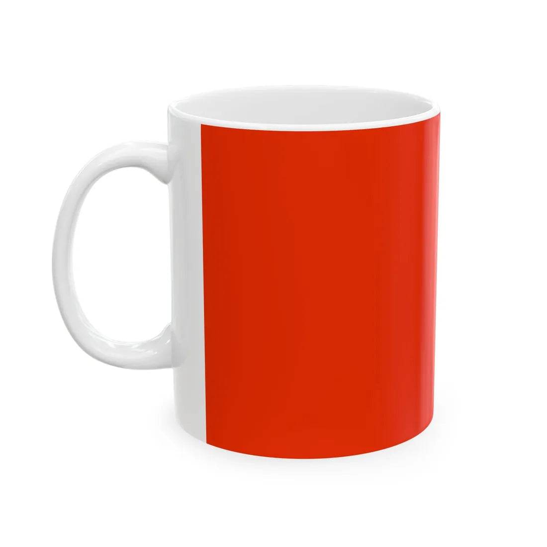 Flag of the counties of Cork and Louth (Ireland) White Coffee Mug - Go Mug Yourself