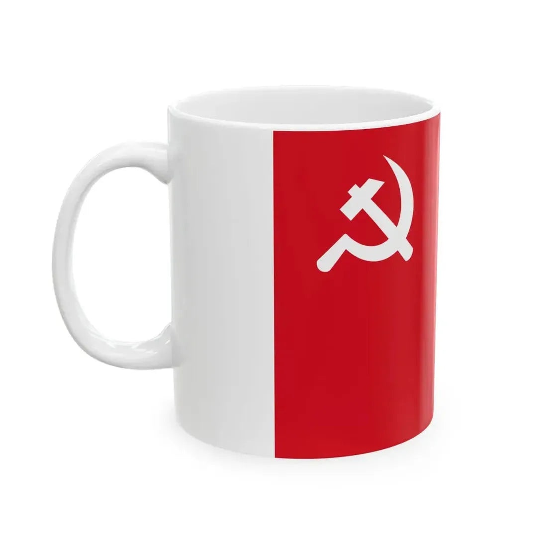 Flag of the CPN Unified Socialist (Nepal) White Coffee Mug - Go Mug Yourself