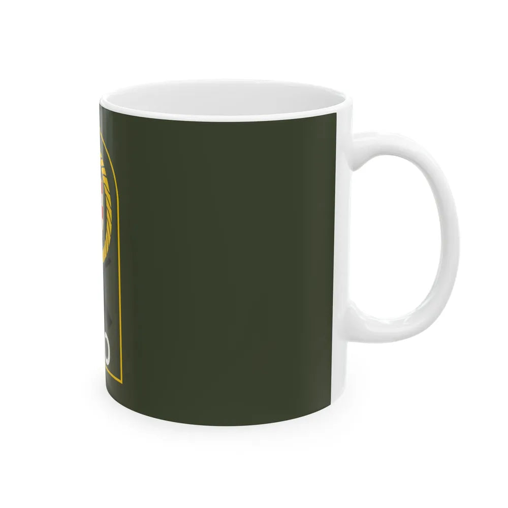 Flag of the Croatian Defence Council (Bosnia and Herzegovina) White Coffee Mug - Go Mug Yourself