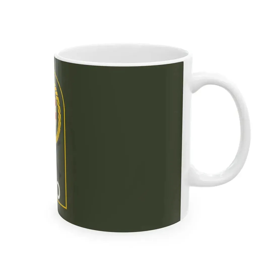 Flag of the Croatian Defence Council (Bosnia and Herzegovina) White Coffee Mug - Go Mug Yourself