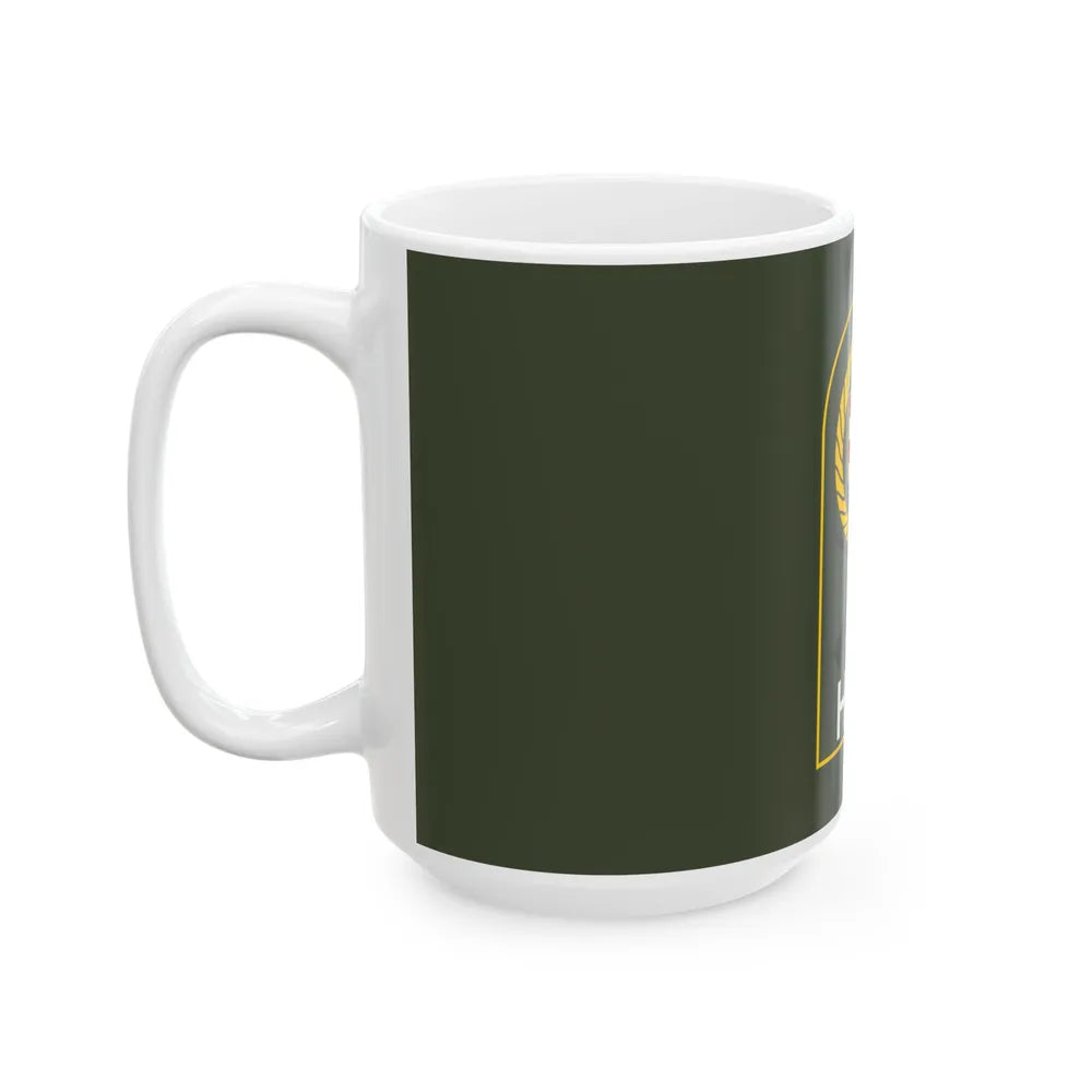 Flag of the Croatian Defence Council (Bosnia and Herzegovina) White Coffee Mug - Go Mug Yourself