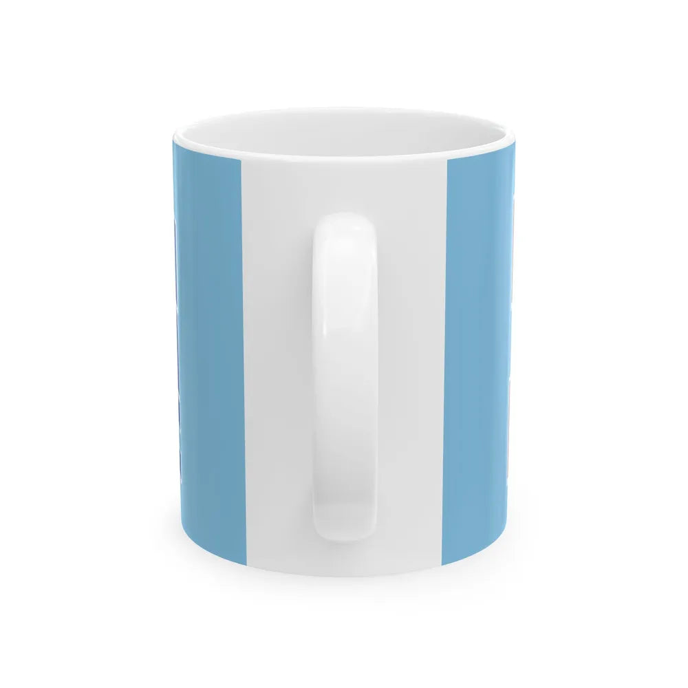 Flag of the Croatian Democratic Union (Croatia) White Coffee Mug - Go Mug Yourself