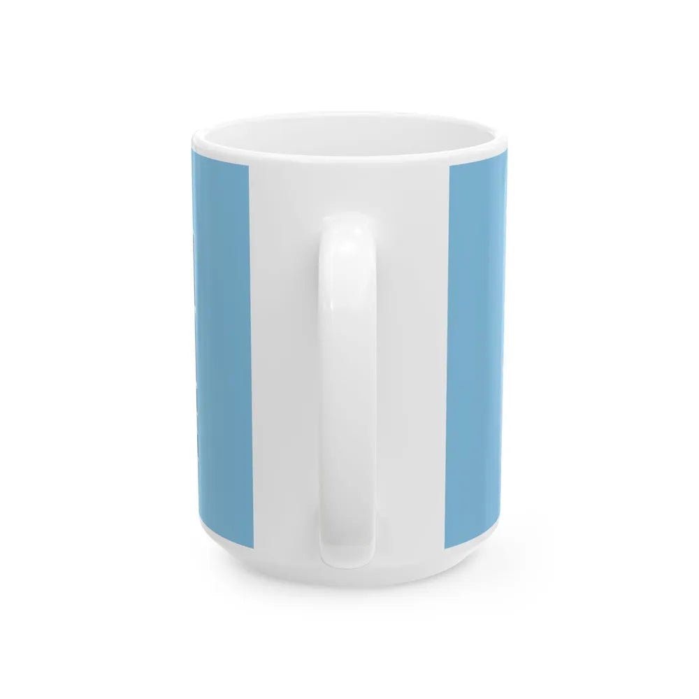 Flag of the Croatian Democratic Union (Croatia) White Coffee Mug - Go Mug Yourself