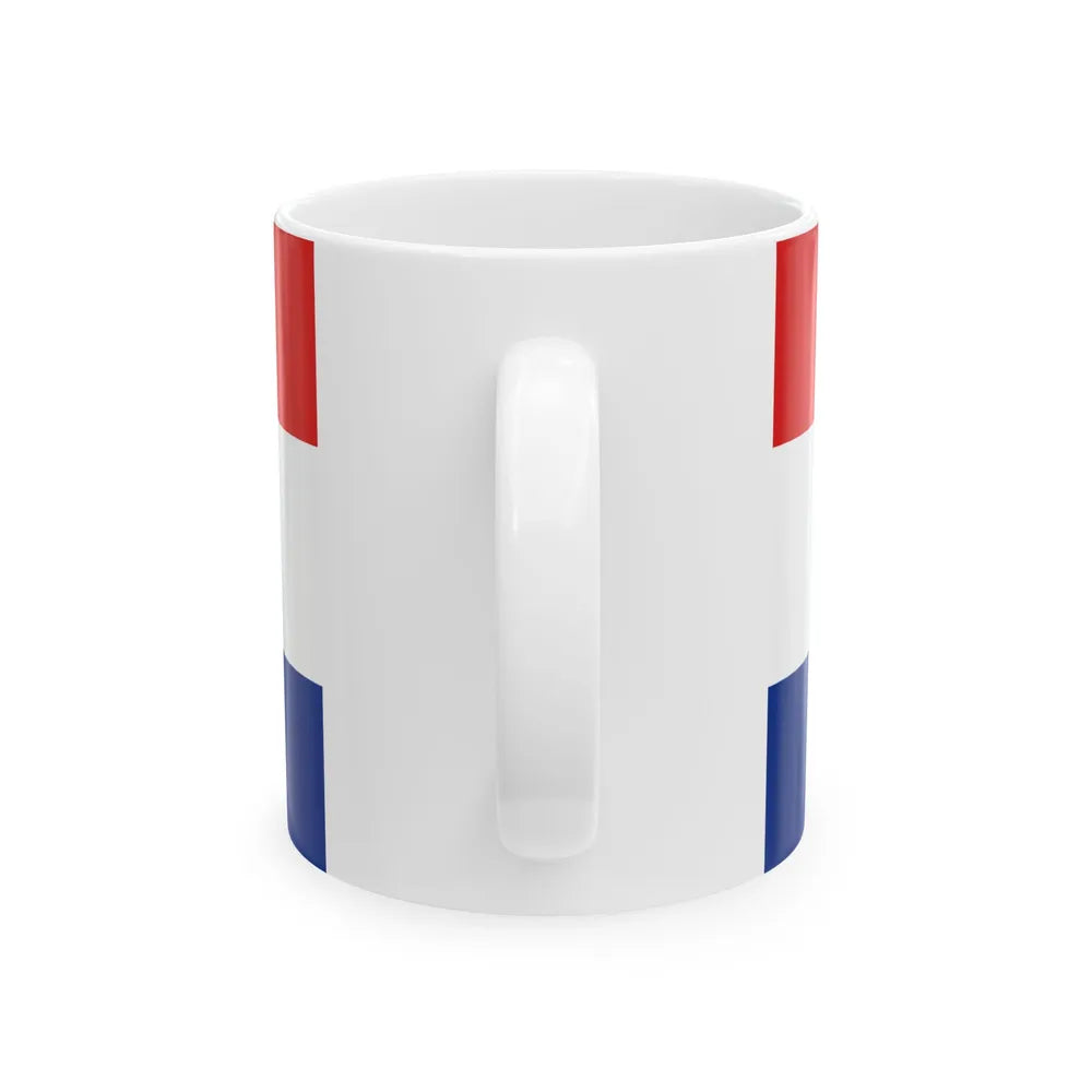 Flag of the Croatian Republic of Herzeg-Bosnia 3-5 (Bosnia and Herzegovina) White Coffee Mug - Go Mug Yourself