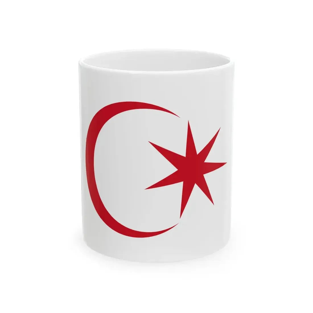 Flag of the Crown Prince of Johor (Malaysia) White Coffee Mug 11oz - Go Mug Yourself