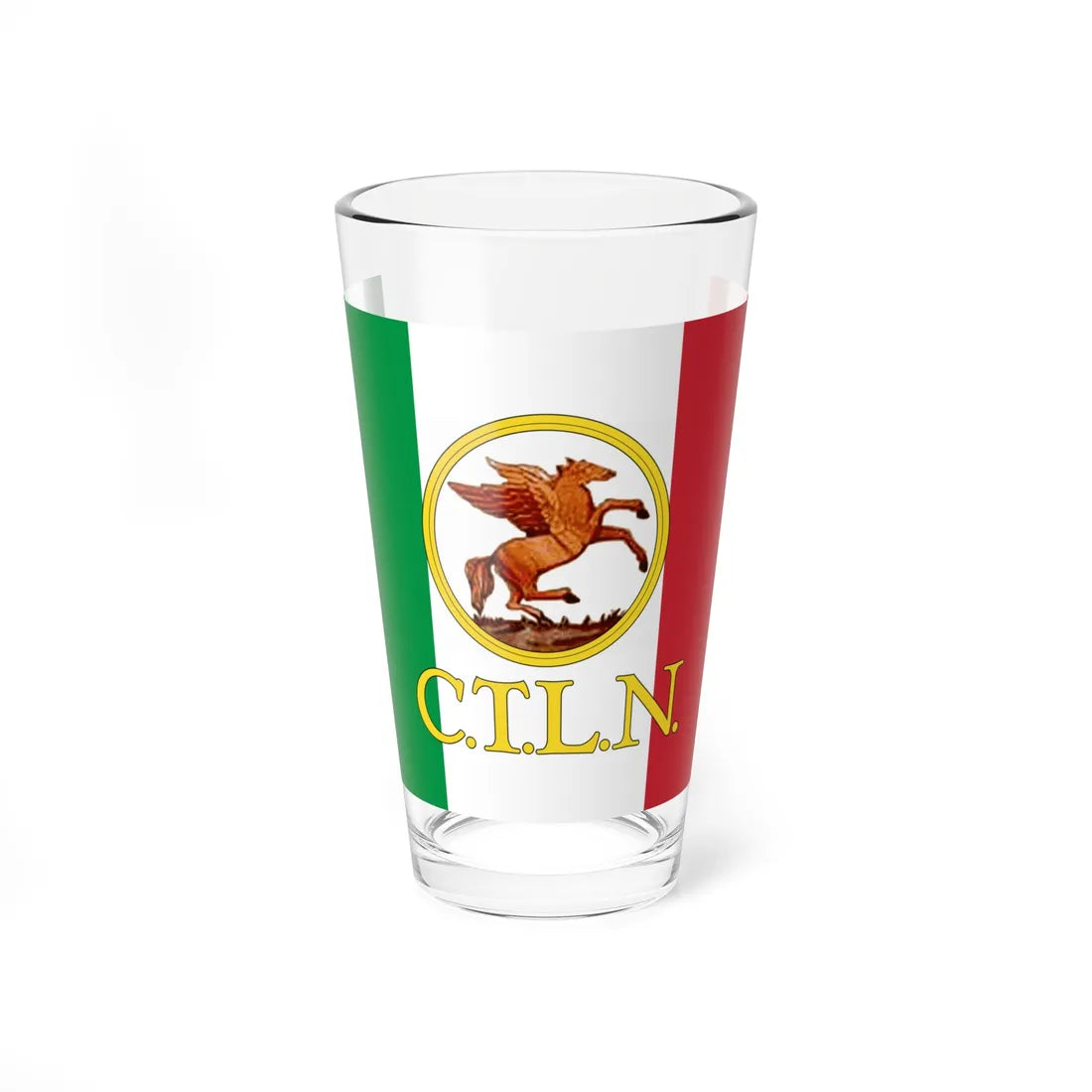 Flag of the CTLN (Italy) Pint Glass 16oz 16oz - Go Mug Yourself