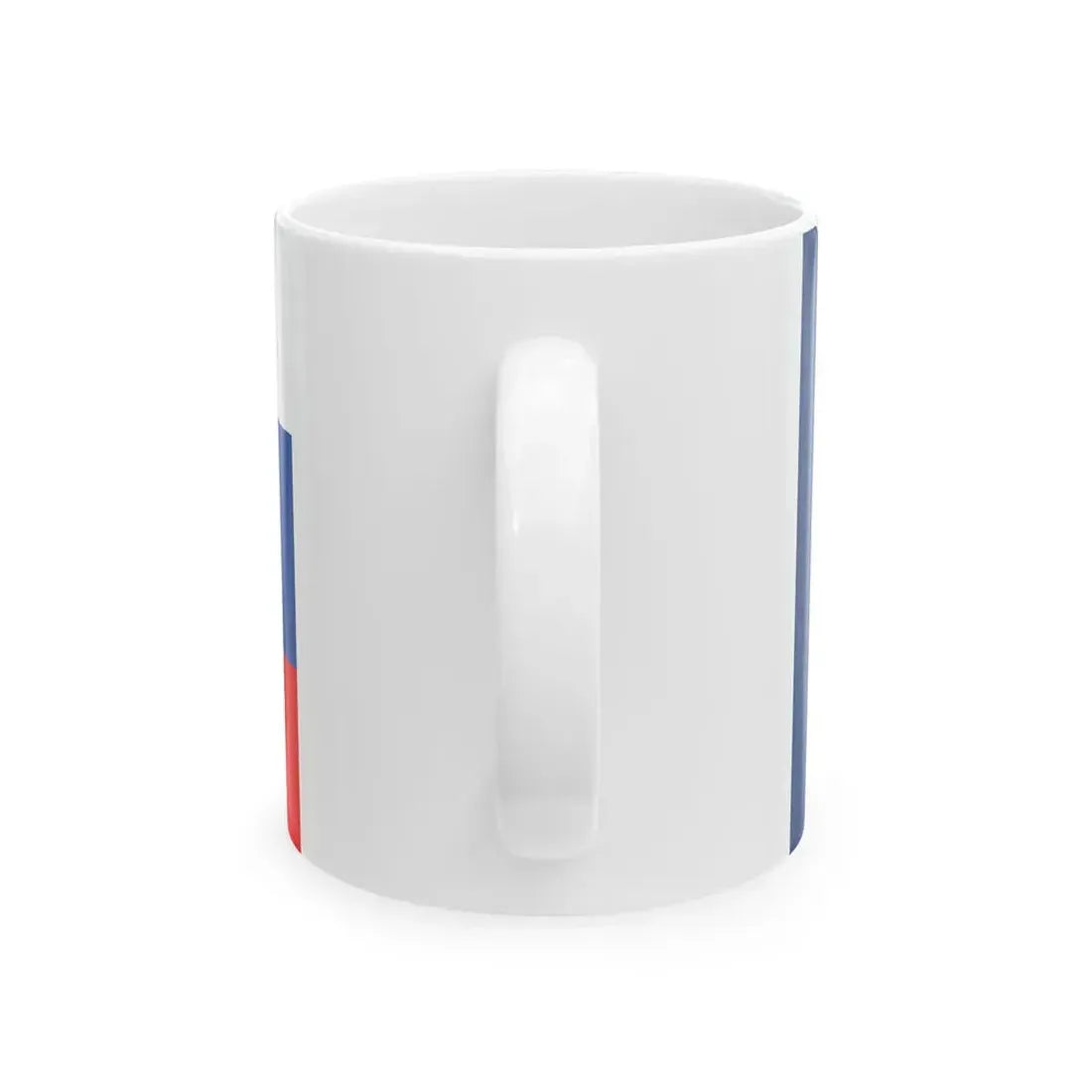 Flag of the Czech Republic and Slovakia (Czech Republic) White Coffee Mug - Go Mug Yourself