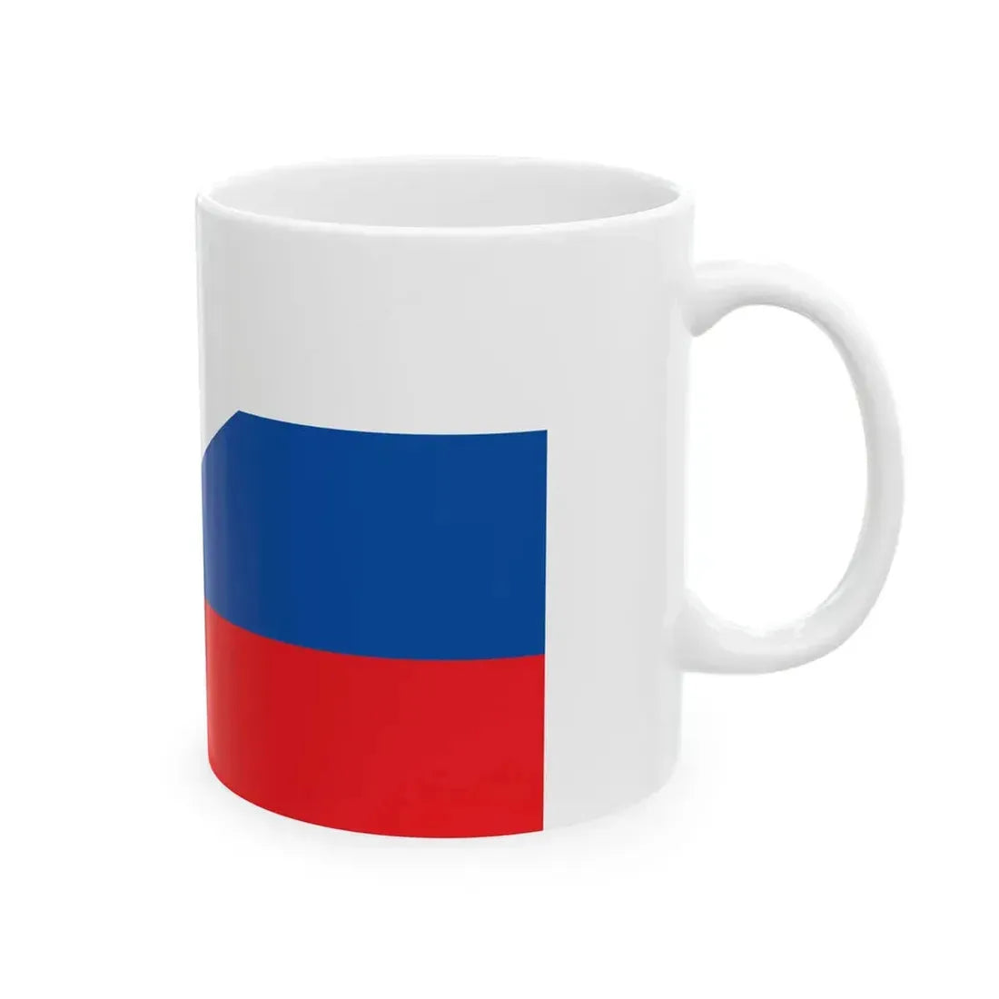 Flag of the Czech Republic and Slovakia (Czech Republic) White Coffee Mug - Go Mug Yourself