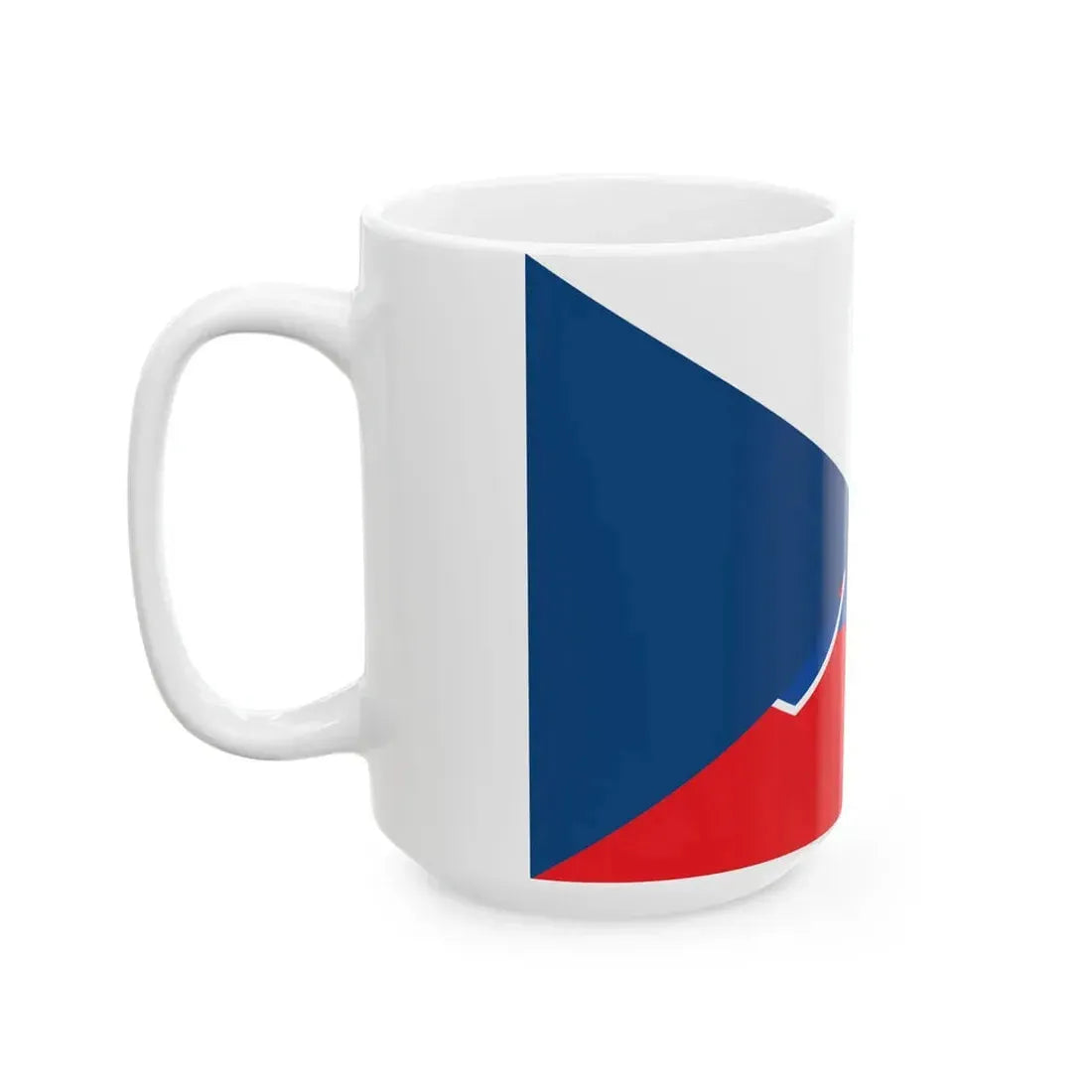 Flag of the Czech Republic and Slovakia (Czech Republic) White Coffee Mug - Go Mug Yourself