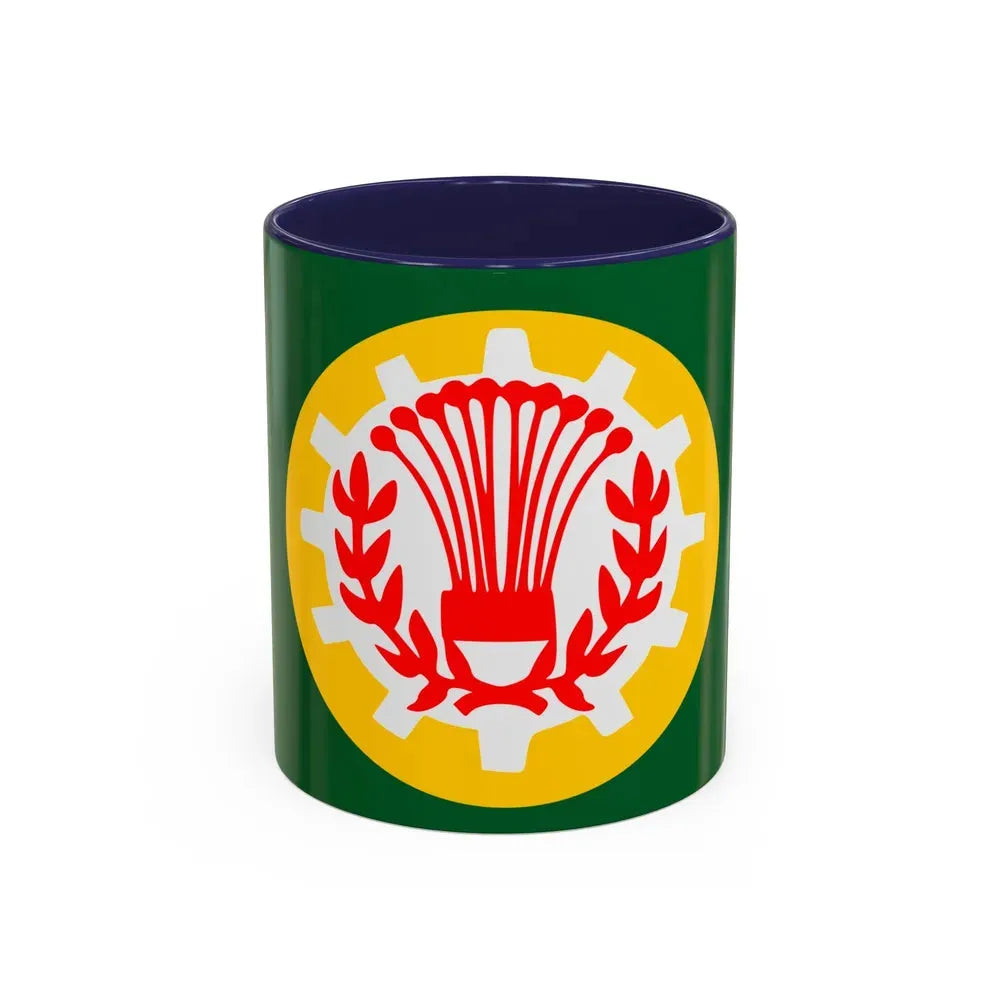 Flag of the Dakahlia Governorate Egypt - Accent Coffee Mug 11oz Navy - Go Mug Yourself