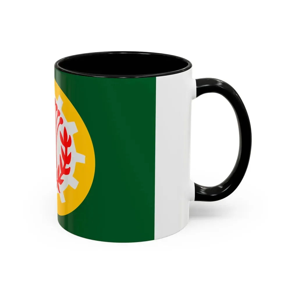 Flag of the Dakahlia Governorate Egypt - Accent Coffee Mug - Go Mug Yourself