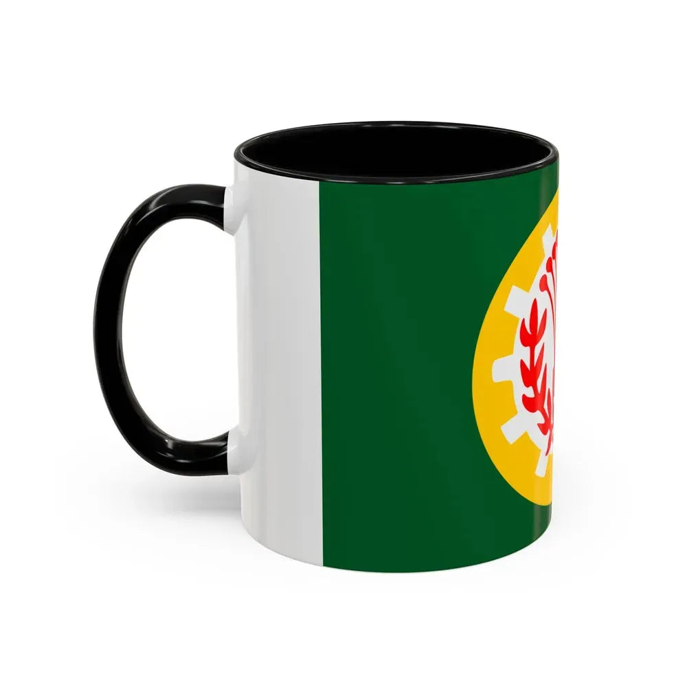 Flag of the Dakahlia Governorate Egypt - Accent Coffee Mug - Go Mug Yourself