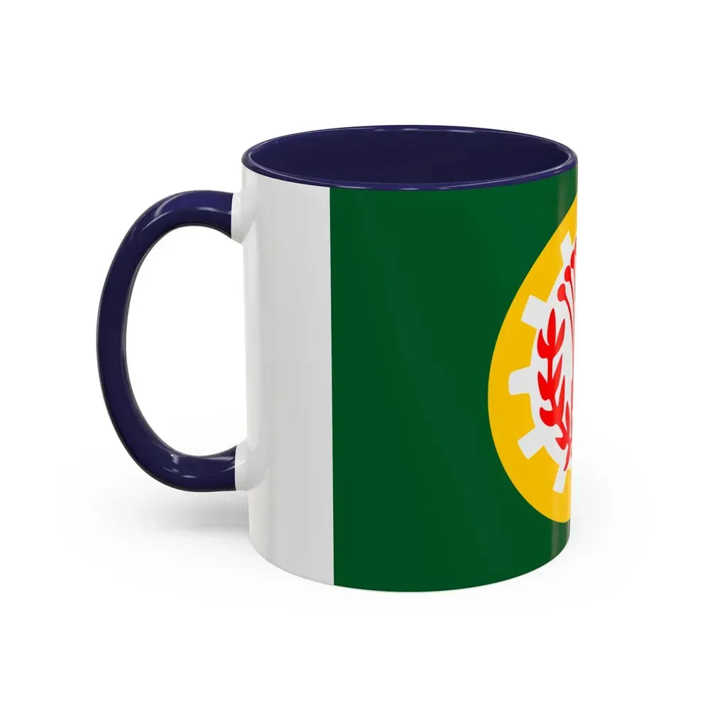 Flag of the Dakahlia Governorate Egypt - Accent Coffee Mug - Go Mug Yourself