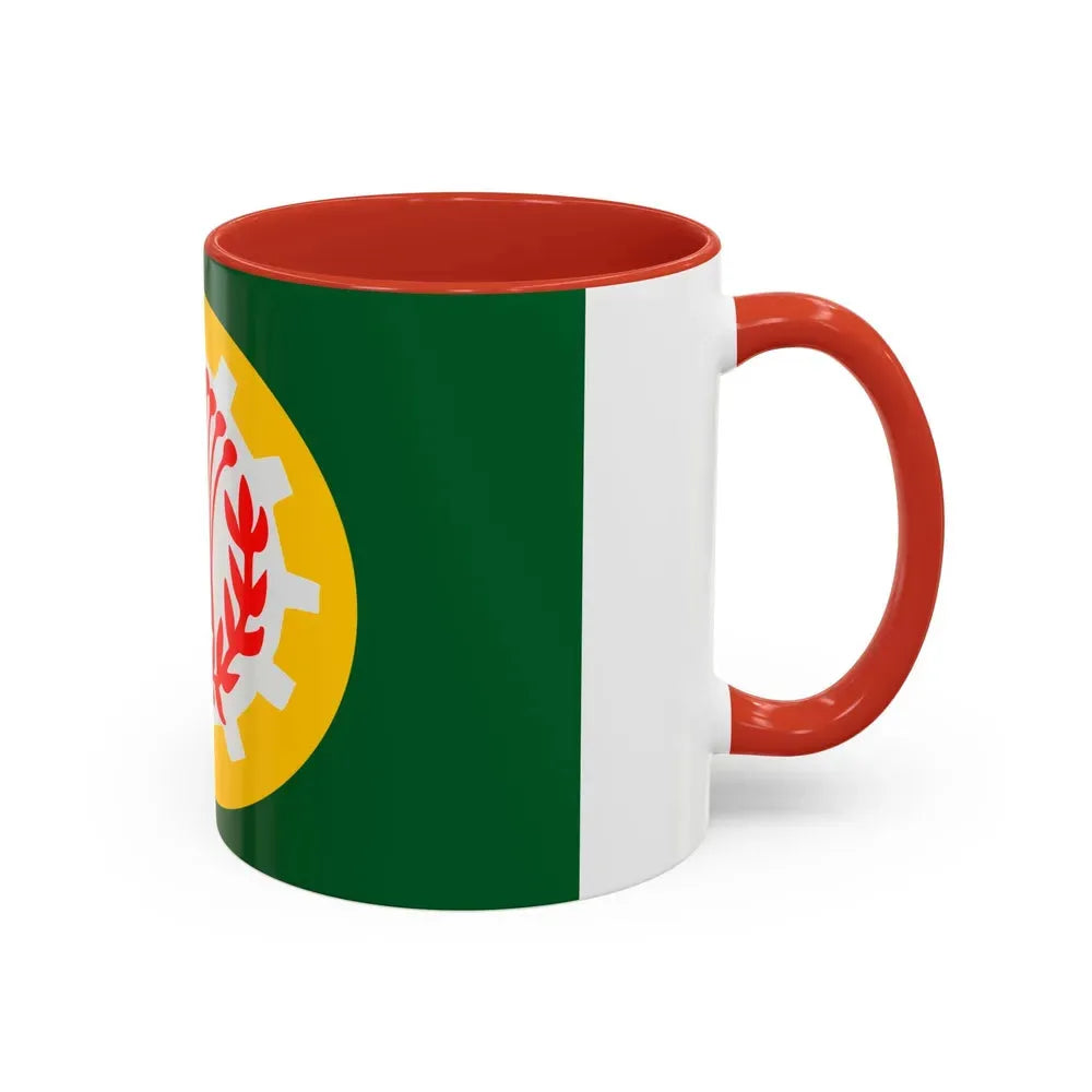 Flag of the Dakahlia Governorate Egypt - Accent Coffee Mug - Go Mug Yourself