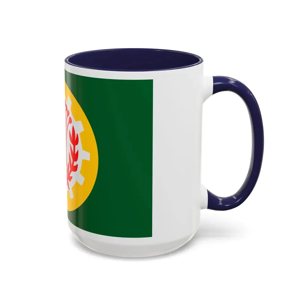 Flag of the Dakahlia Governorate Egypt - Accent Coffee Mug - Go Mug Yourself