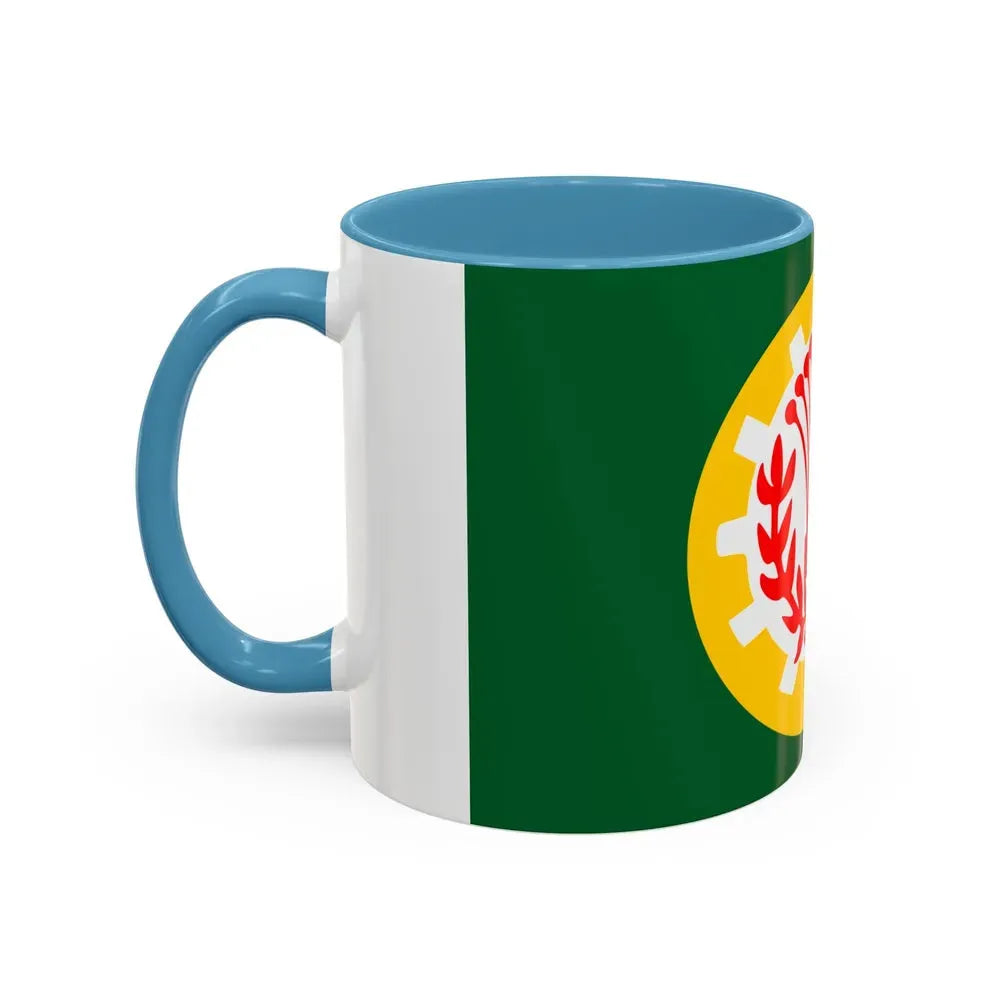 Flag of the Dakahlia Governorate Egypt - Accent Coffee Mug - Go Mug Yourself