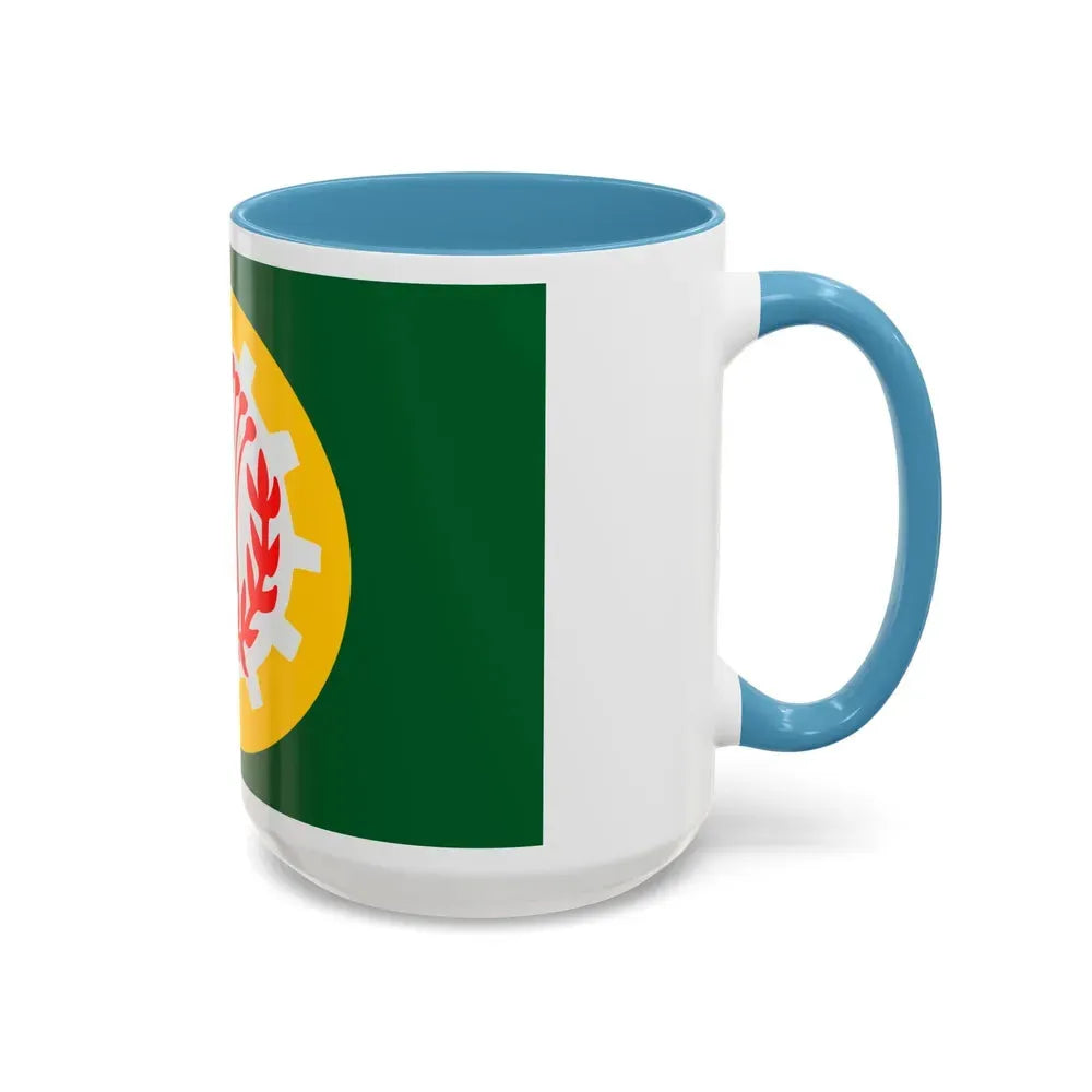 Flag of the Dakahlia Governorate Egypt - Accent Coffee Mug - Go Mug Yourself