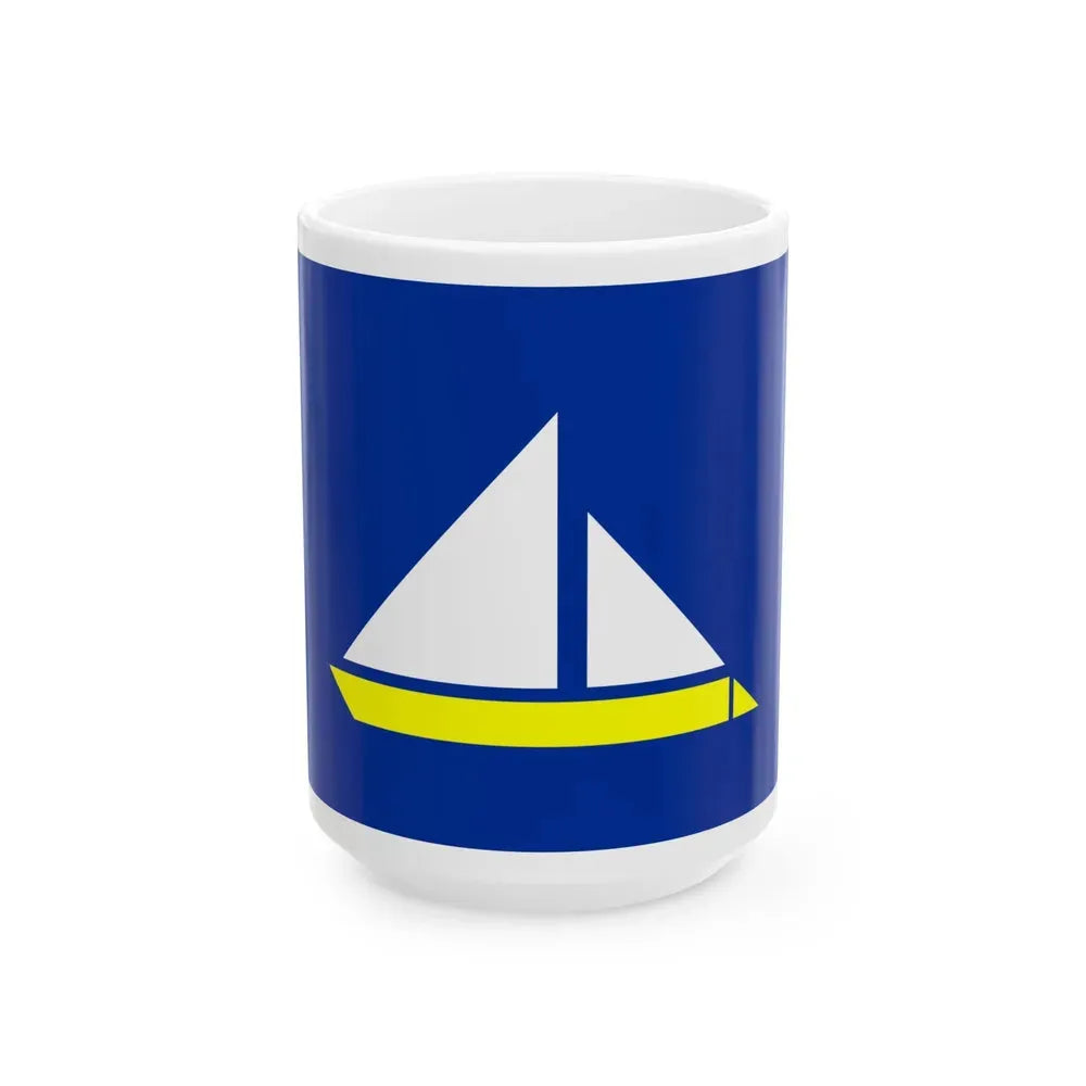 Flag of the Damietta Governorate Egypt - White Coffee Mug 15oz - Go Mug Yourself