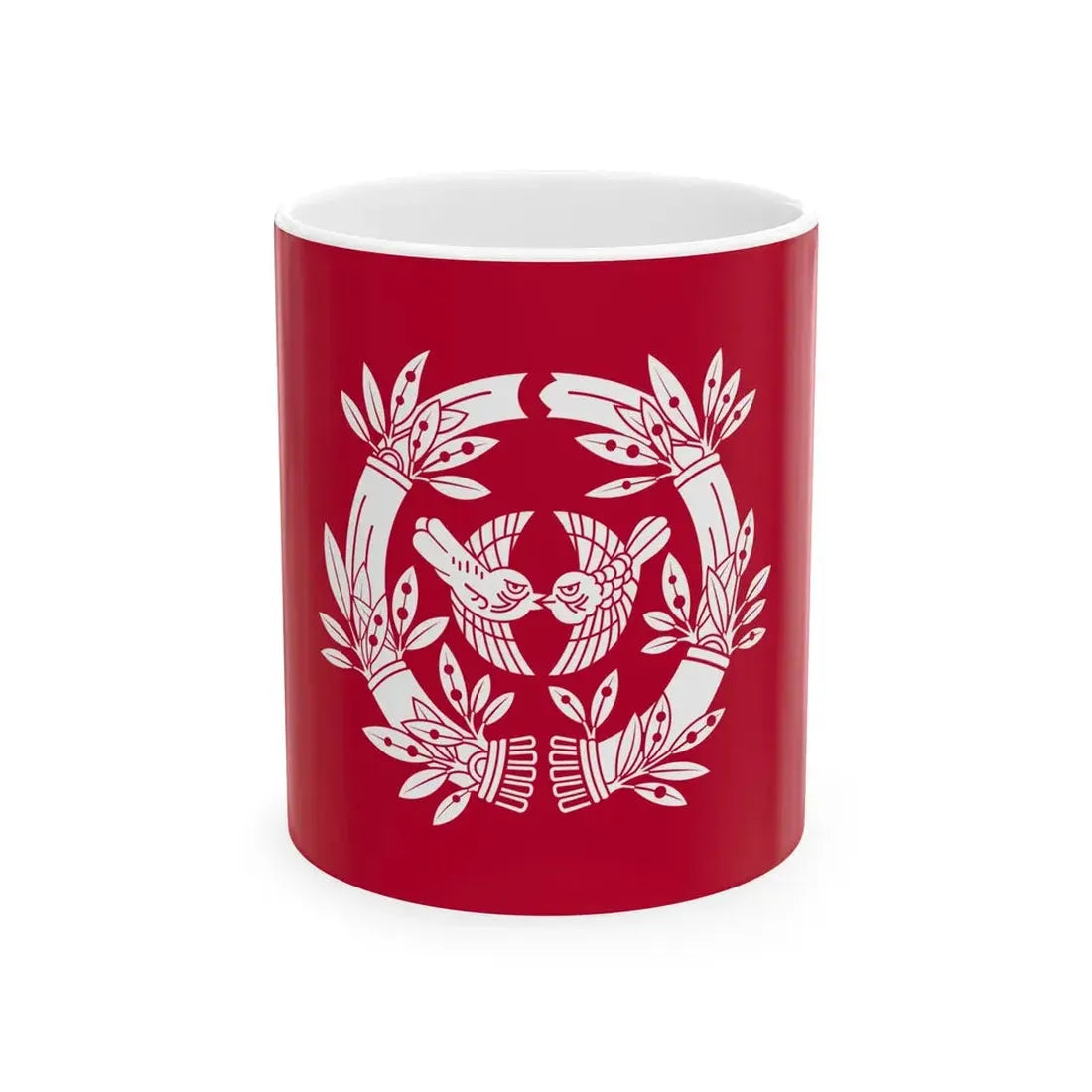 Flag of the Date Lords of Sendai in Mutsu Province A (Japan) White Coffee Mug 11oz - Go Mug Yourself