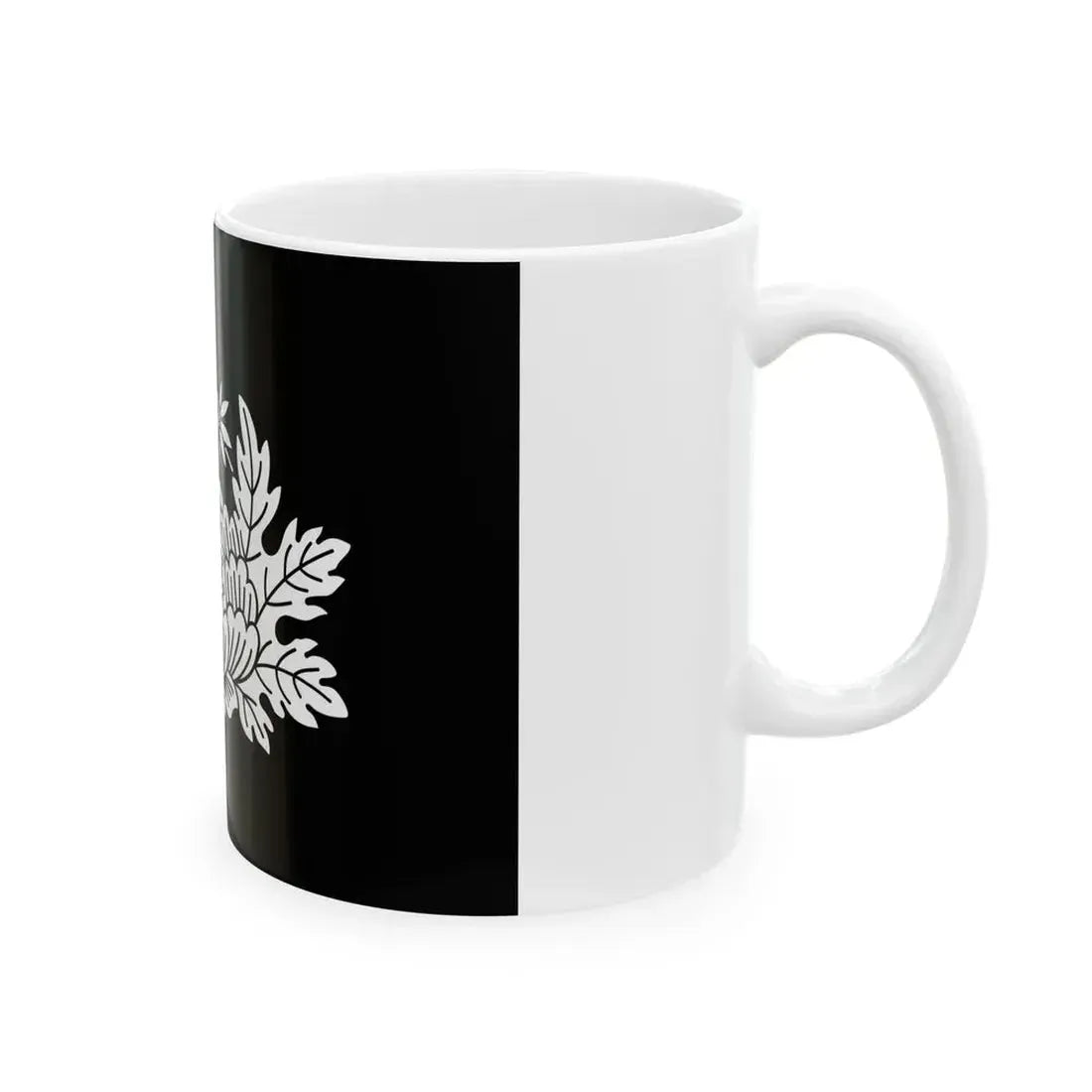 Flag of the Date Lords of Sendai in Mutsu Province B (Japan) White Coffee Mug - Go Mug Yourself