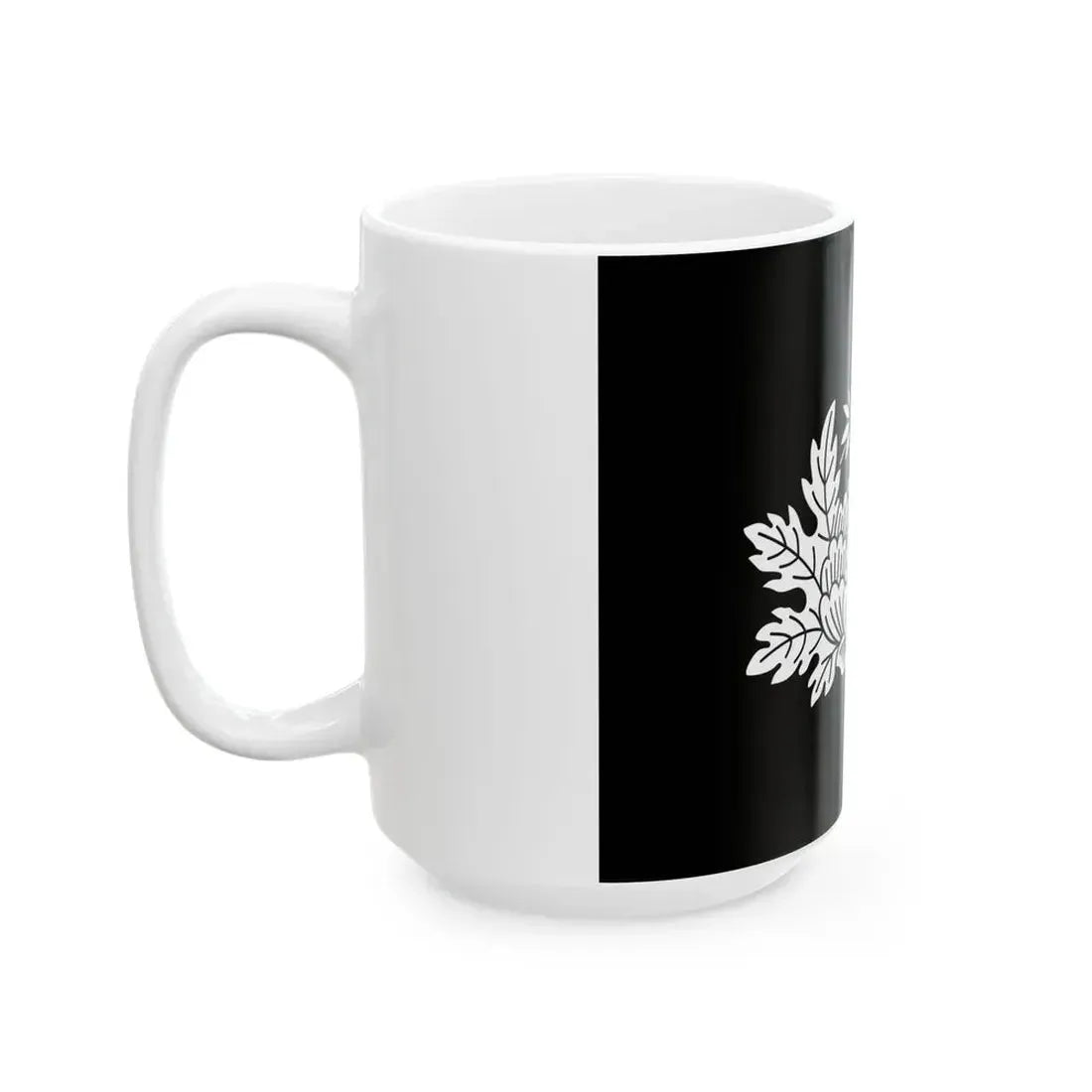 Flag of the Date Lords of Sendai in Mutsu Province B (Japan) White Coffee Mug - Go Mug Yourself