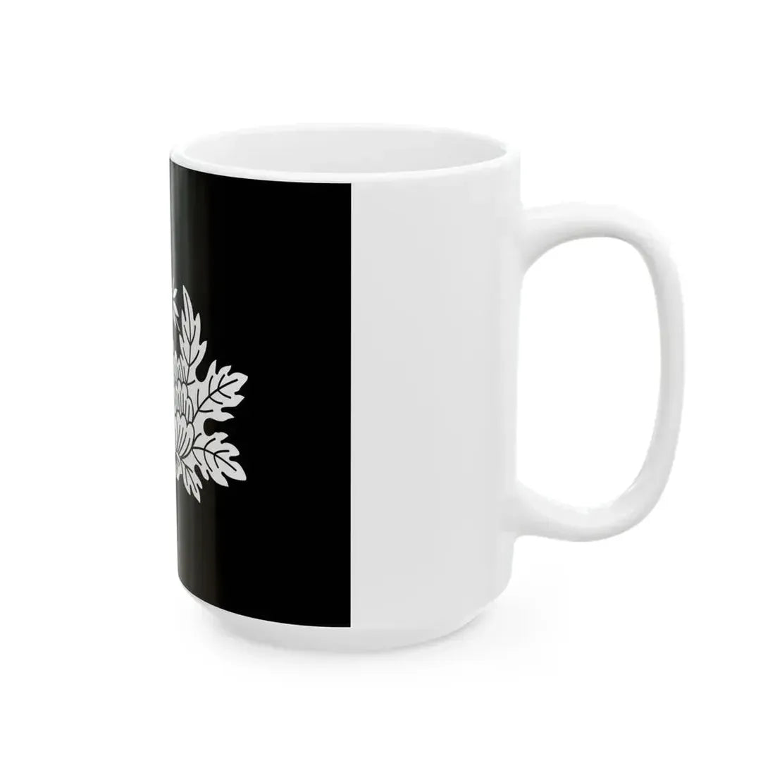 Flag of the Date Lords of Sendai in Mutsu Province B (Japan) White Coffee Mug - Go Mug Yourself