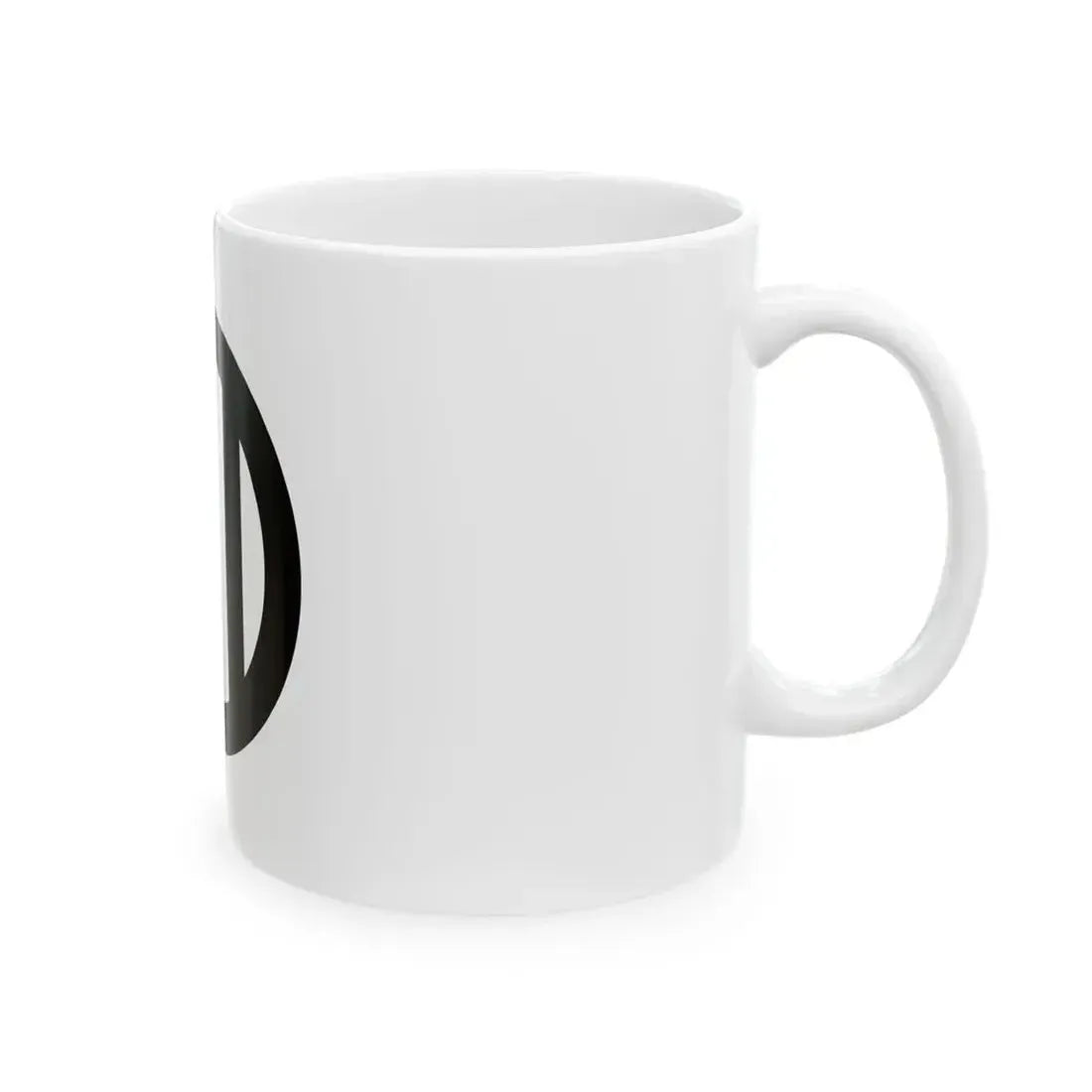 Flag of the Date Lords of Sendai in Mutsu Province C (Japan) White Coffee Mug - Go Mug Yourself