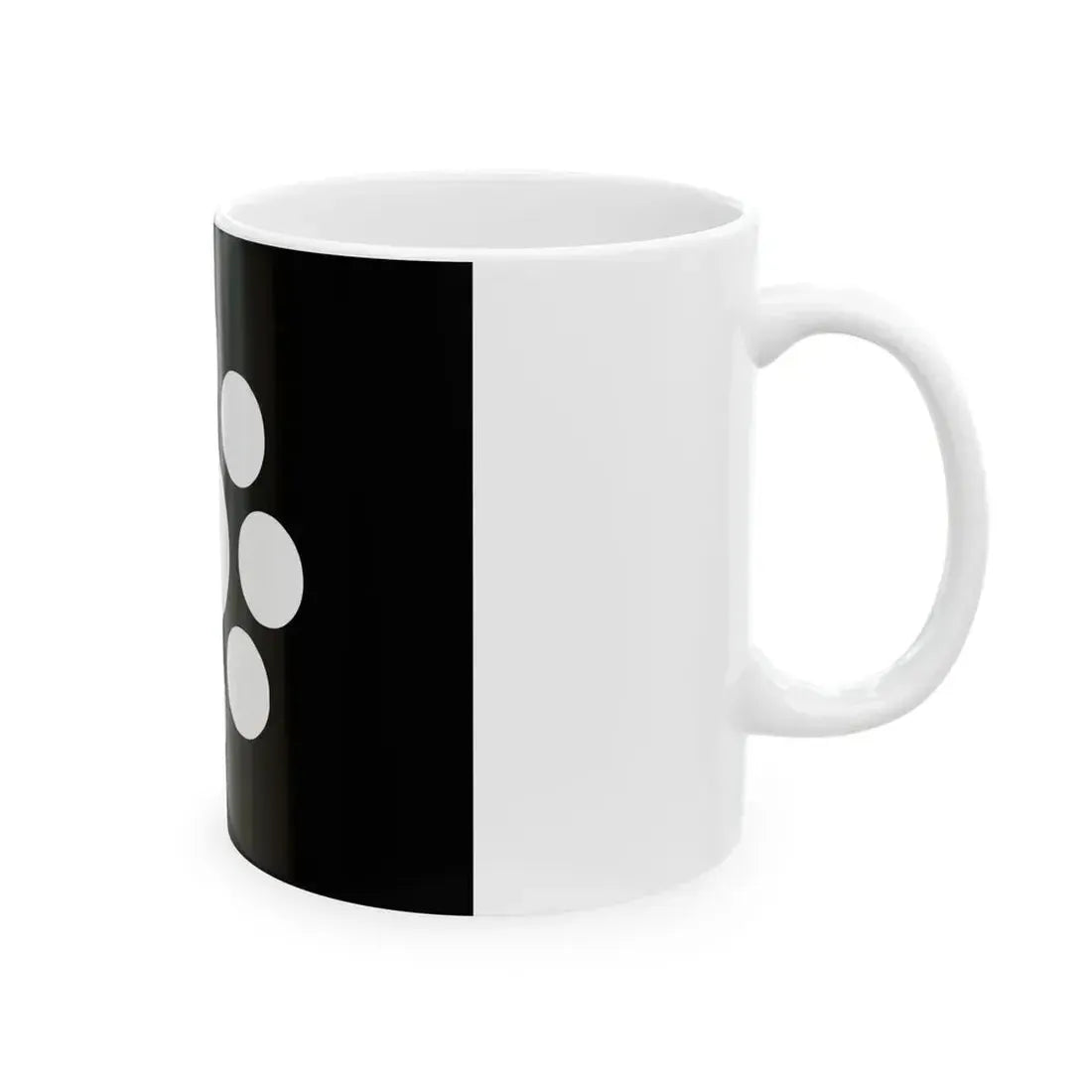 Flag of the Date Lords of Uwajima in Iyo Province A (Japan) White Coffee Mug - Go Mug Yourself