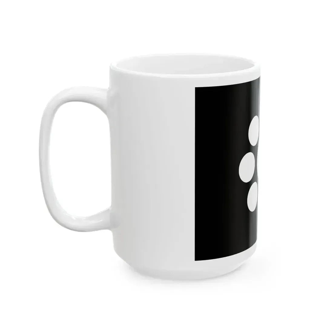 Flag of the Date Lords of Uwajima in Iyo Province A (Japan) White Coffee Mug - Go Mug Yourself