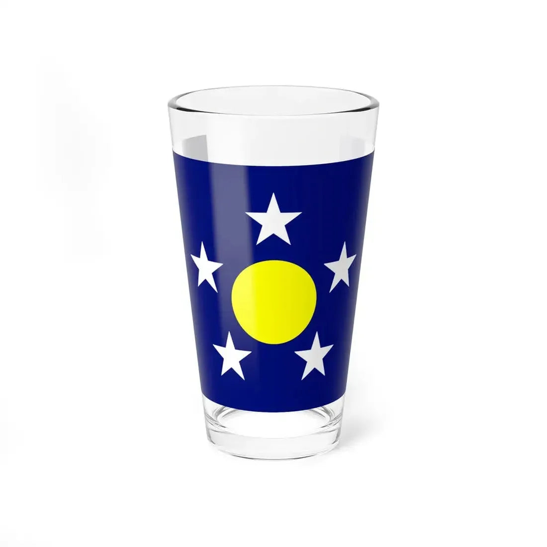 Flag of the Democratic Party of Vietnam (Vietnam) Pint Glass 16oz 16oz - Go Mug Yourself