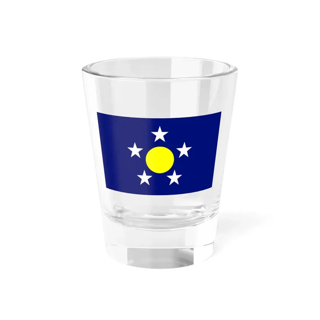 Flag of the Democratic Party of Vietnam (Vietnam) Shot Glass 1.5oz 1.5oz - Go Mug Yourself