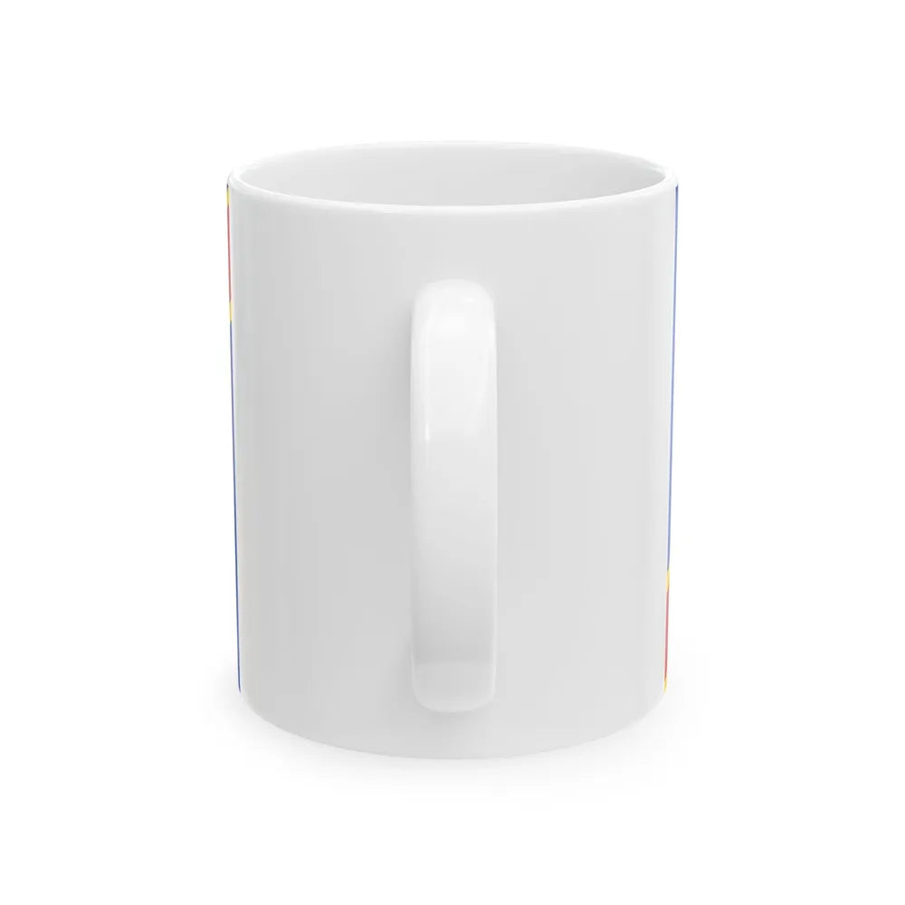 Flag of the Democratic Republic of the Congo 1966-1971 (Congo) White Coffee Mug - Go Mug Yourself