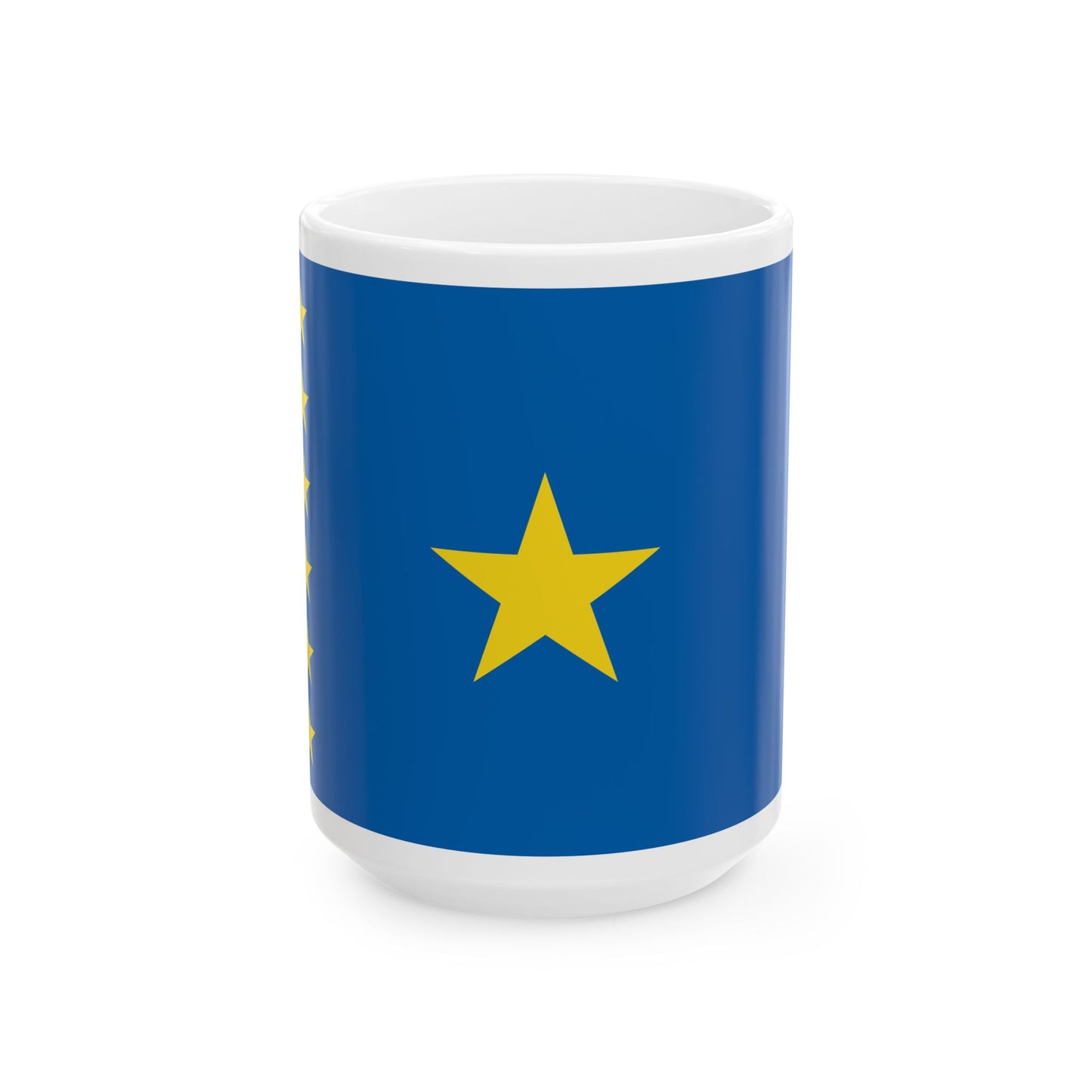 Flag of the Democratic Republic of the Congo 1997-2003 (Congo) White Coffee Mug-15oz-Go Mug Yourself