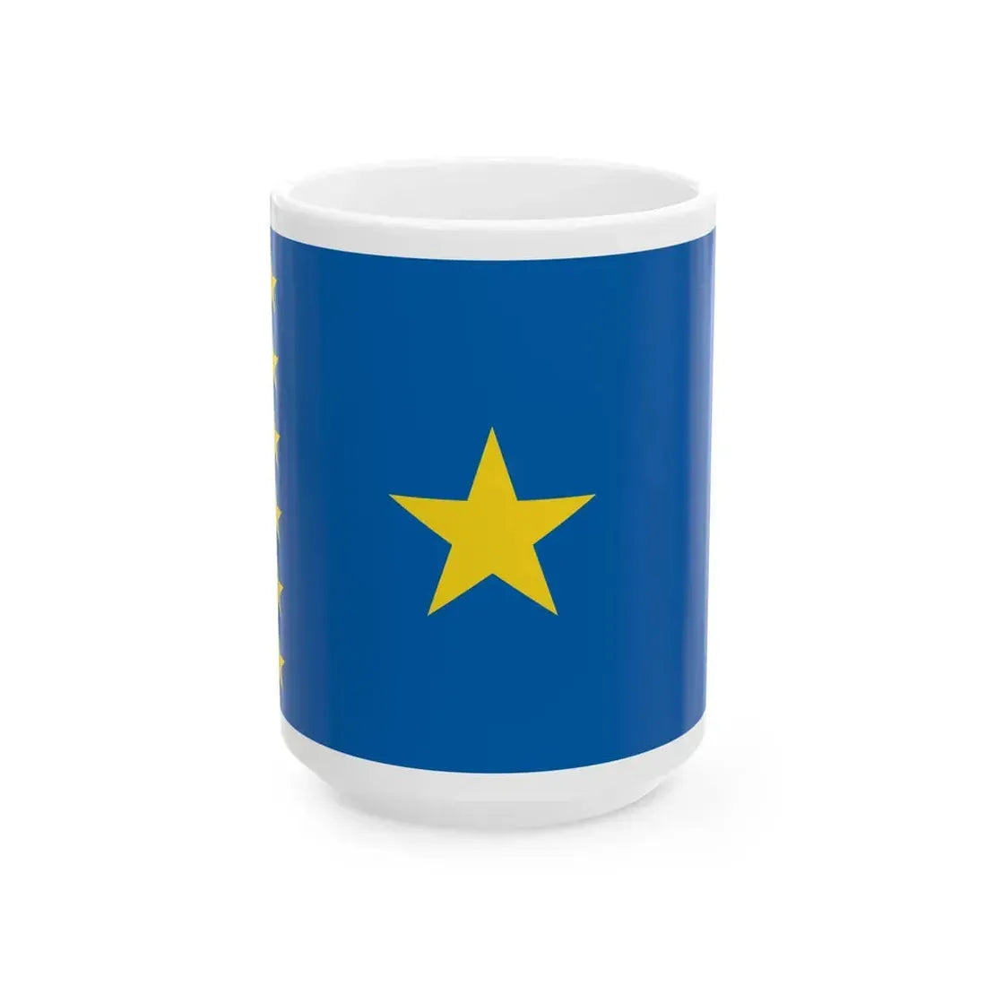 Flag of the Democratic Republic of the Congo 1997-2003 (Congo) White Coffee Mug 15oz - Go Mug Yourself