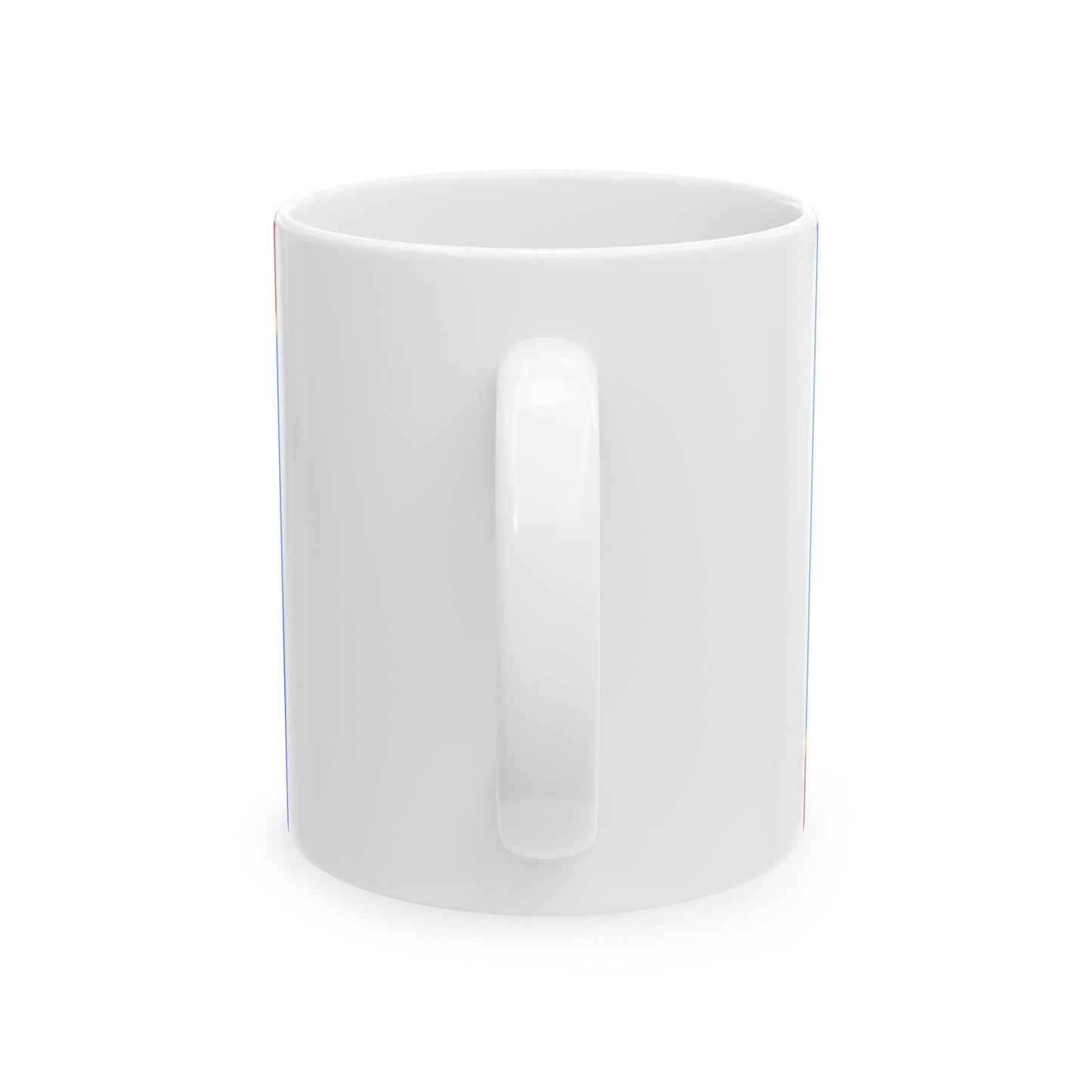 Flag of the Democratic Republic of the Congo type 2 (Congo) White Coffee Mug-Go Mug Yourself