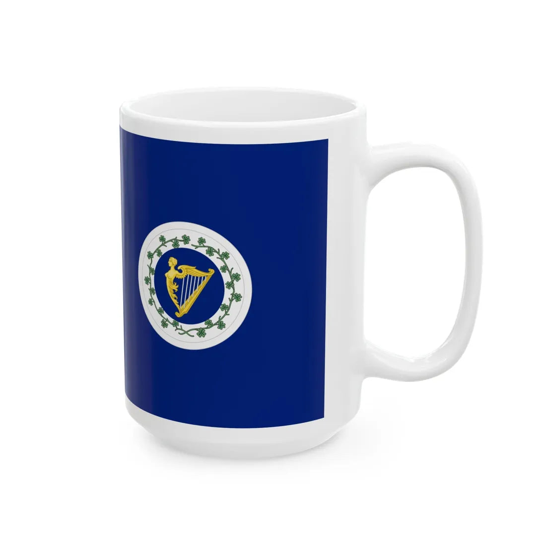 Flag of the Departement of Agriculture Ireland circa 1900-1922 (Ireland) White Coffee Mug - Go Mug Yourself