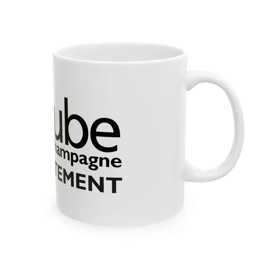 Flag of the Department of Aube (France) White Coffee Mug - Go Mug Yourself