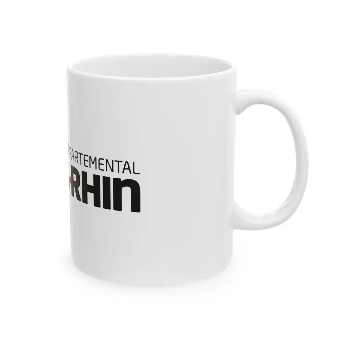 Flag of the Department of Bas-Rhin (France) White Coffee Mug - Go Mug Yourself