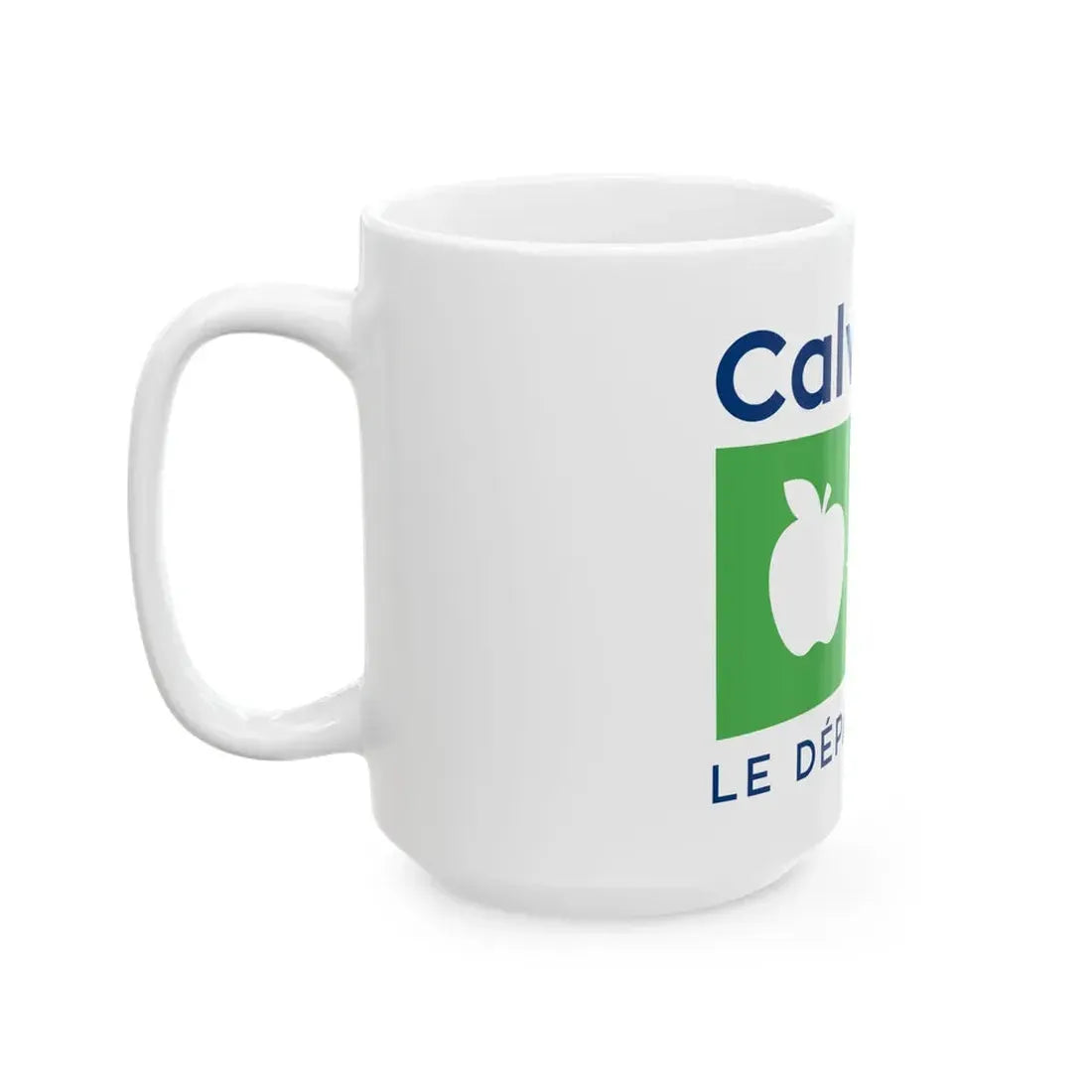 Flag of the Department of Calvados (France) White Coffee Mug - Go Mug Yourself