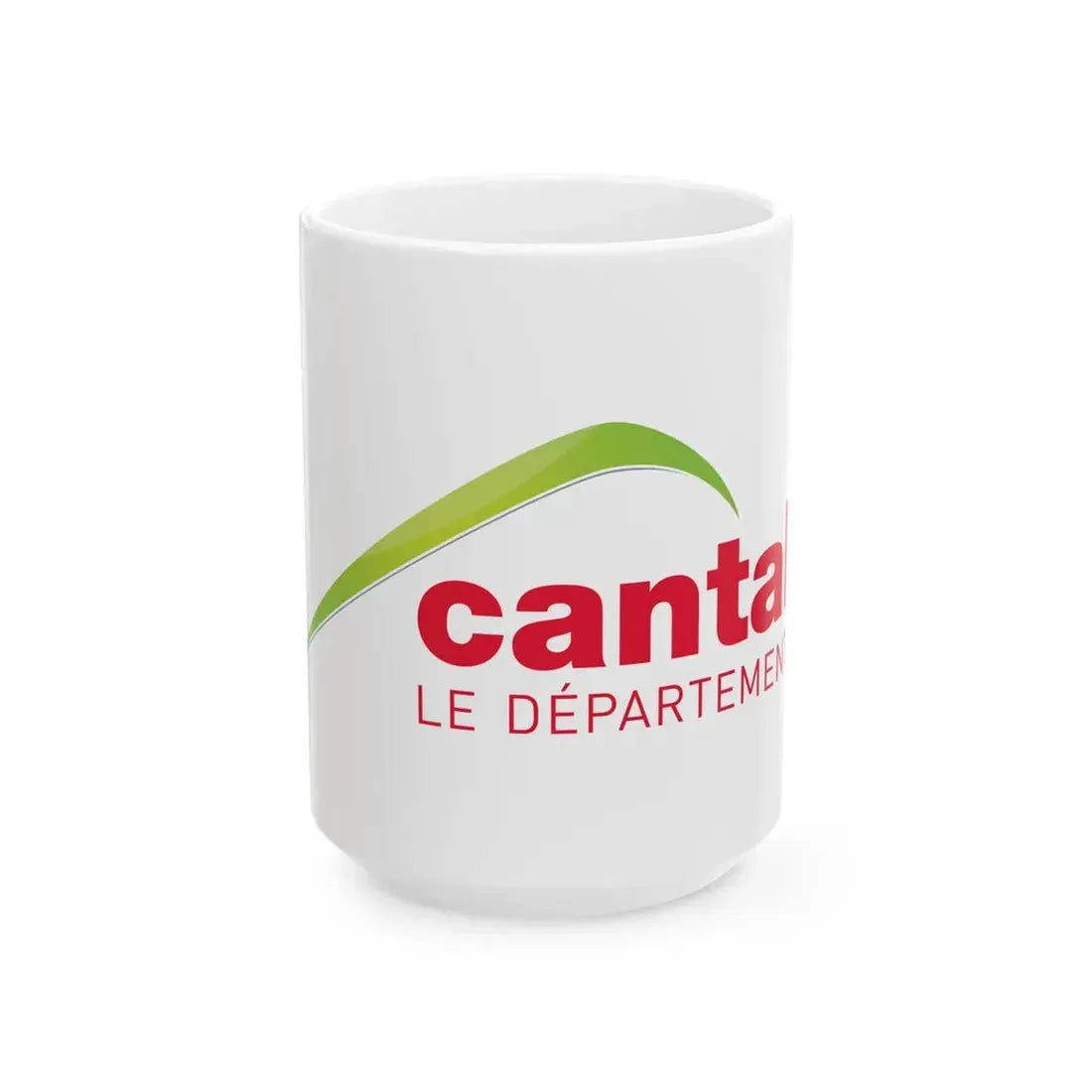 Flag of the Department of Cantal (France) White Coffee Mug 15oz - Go Mug Yourself