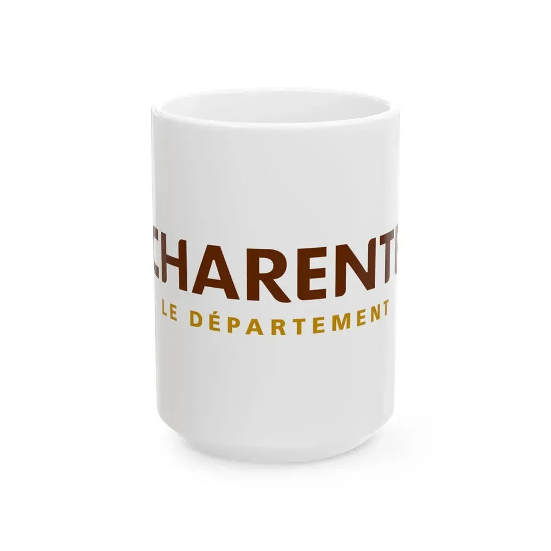 Flag of the Department of Charente Variant 1 (France) White Coffee Mug 15oz - Go Mug Yourself