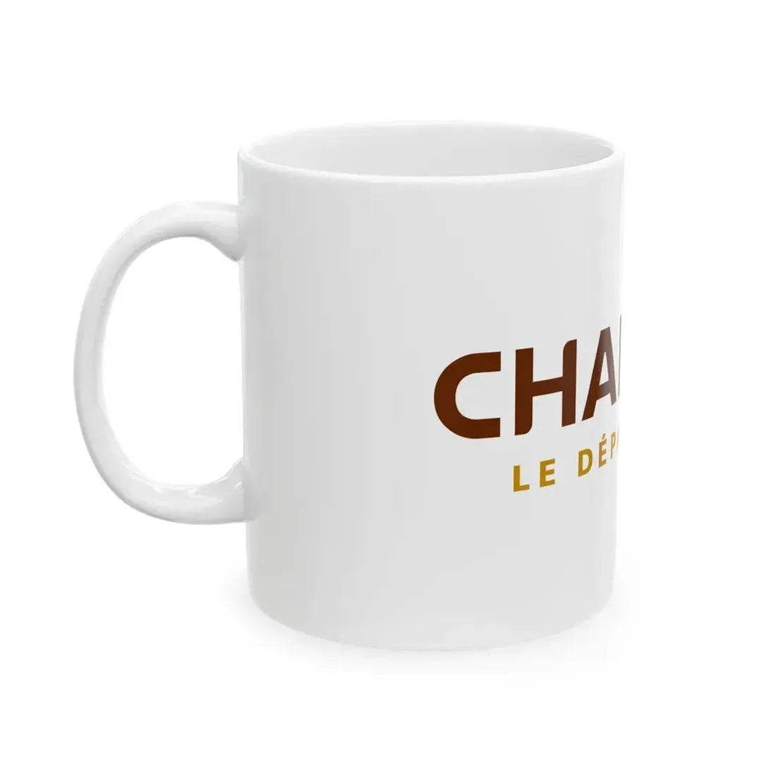 Flag of the Department of Charente Variant 1 (France) White Coffee Mug - Go Mug Yourself