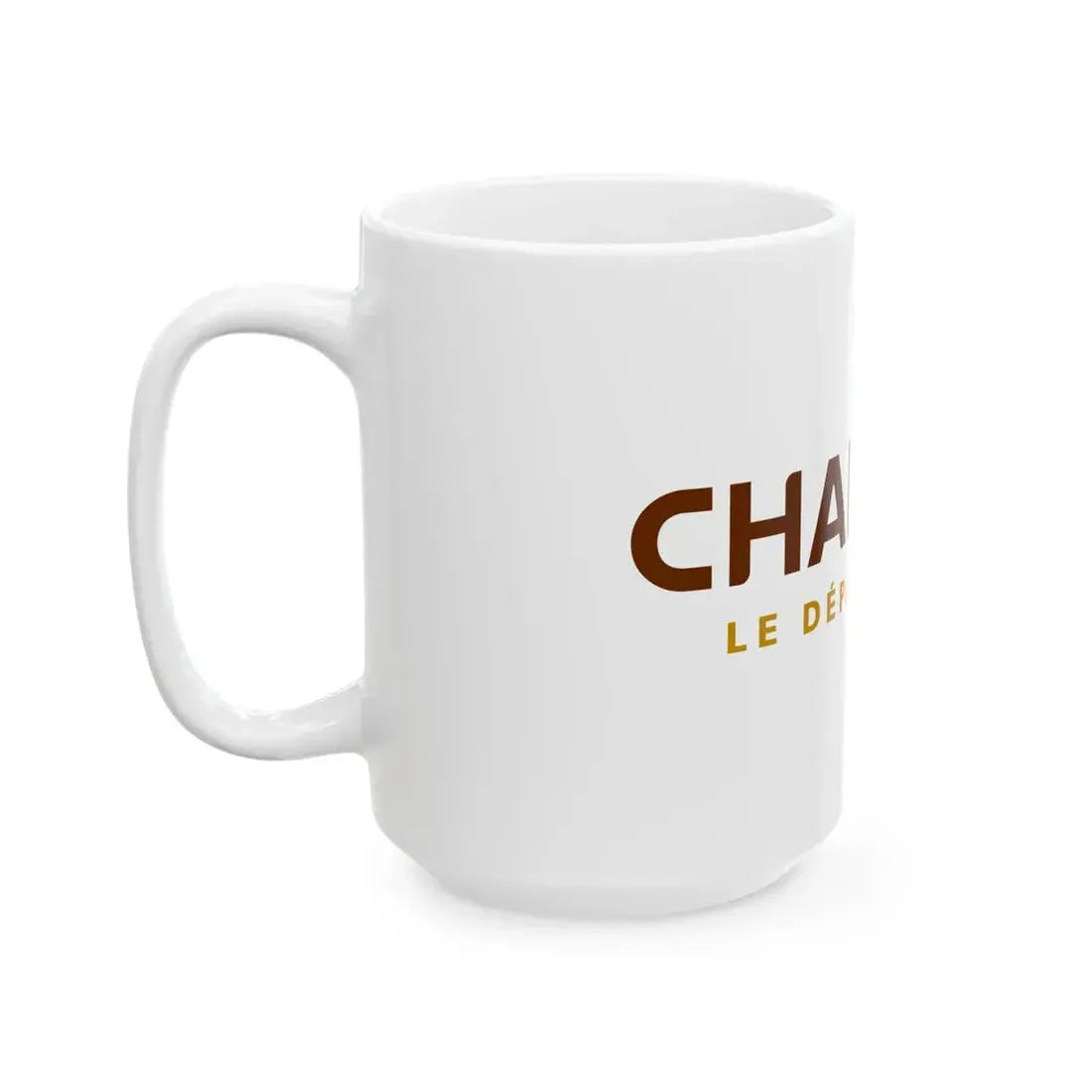 Flag of the Department of Charente Variant 1 (France) White Coffee Mug - Go Mug Yourself